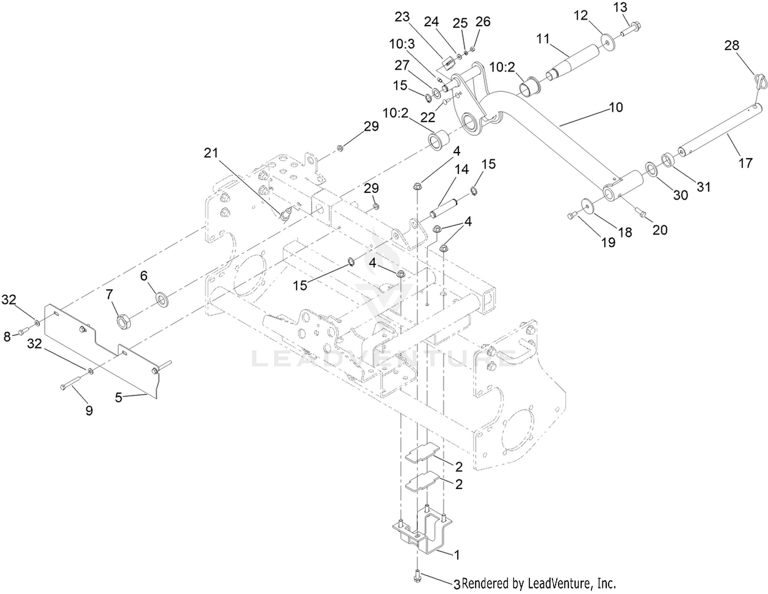 Rear Lift Arm Assembly