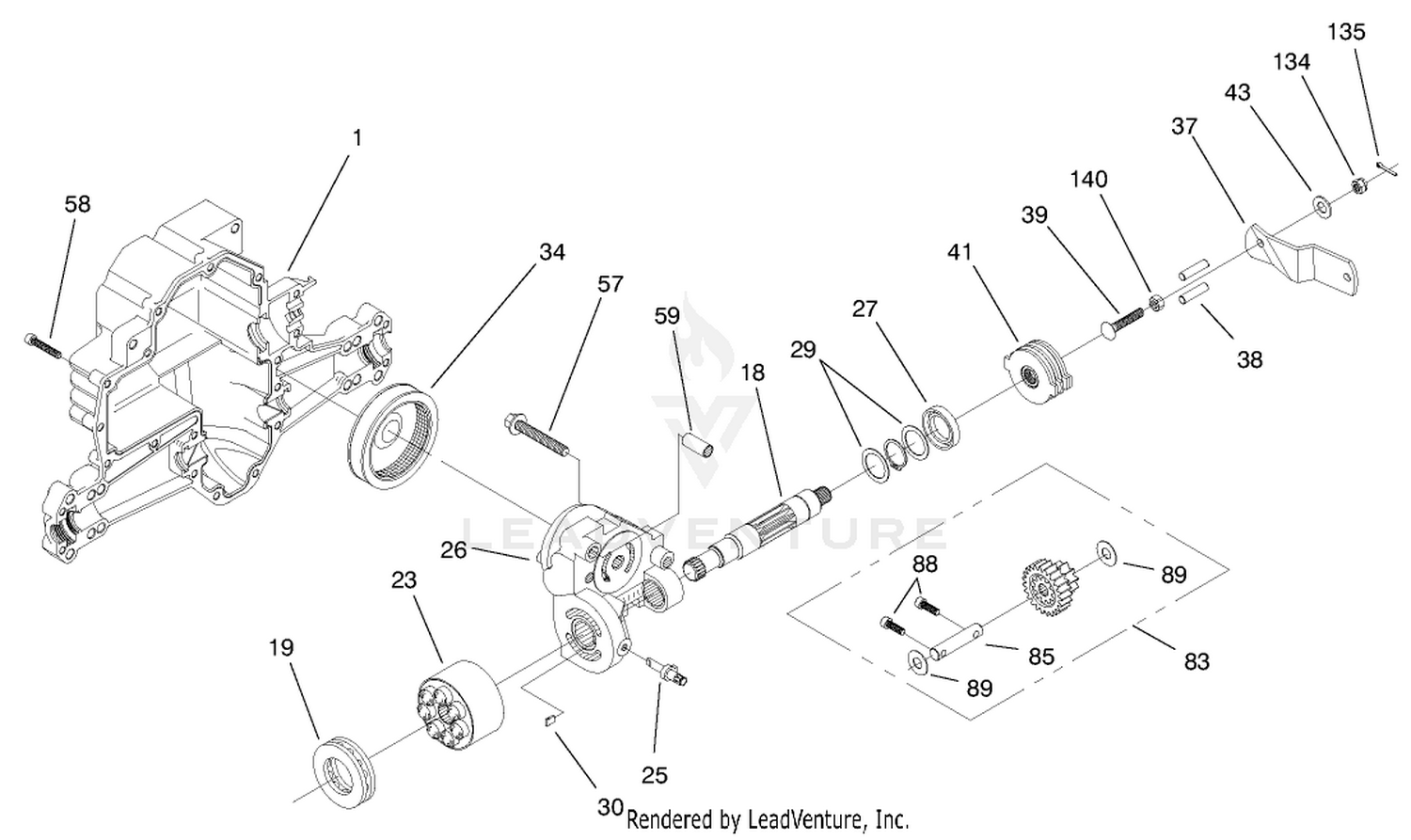 Hydro Transaxle Assembly (continued) 2
