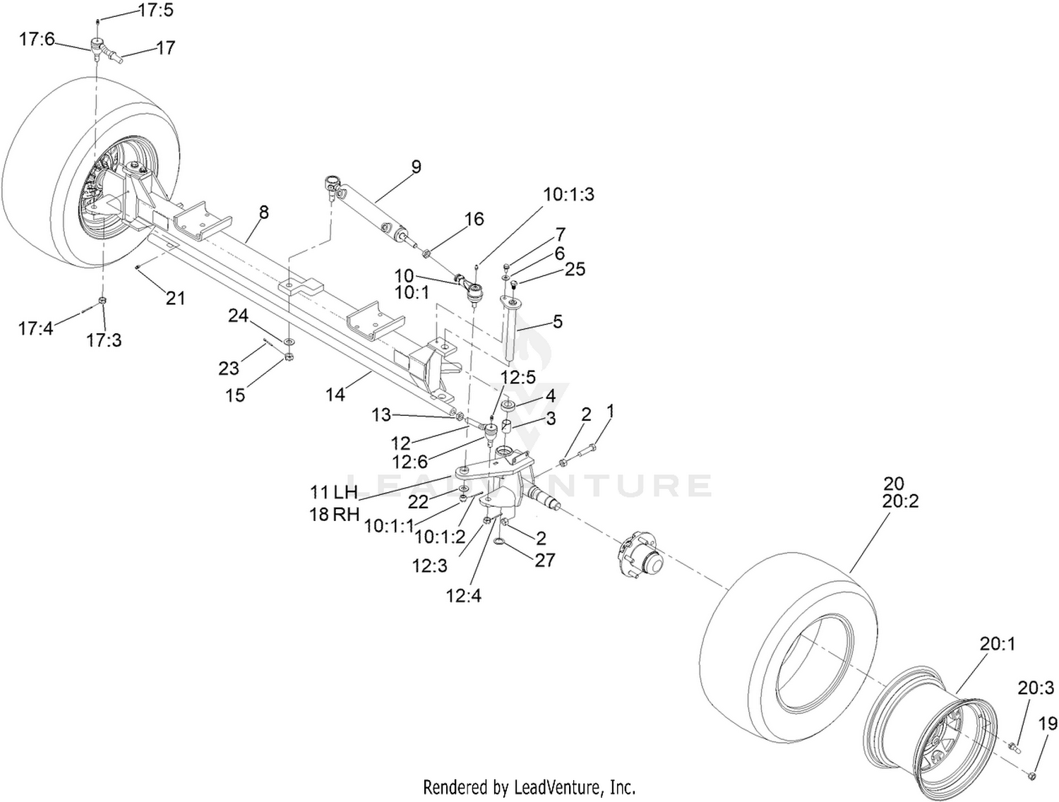 Front Axle Assembly