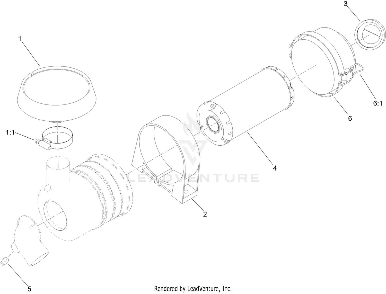 Air Cleaner Assembly No. 138-3447