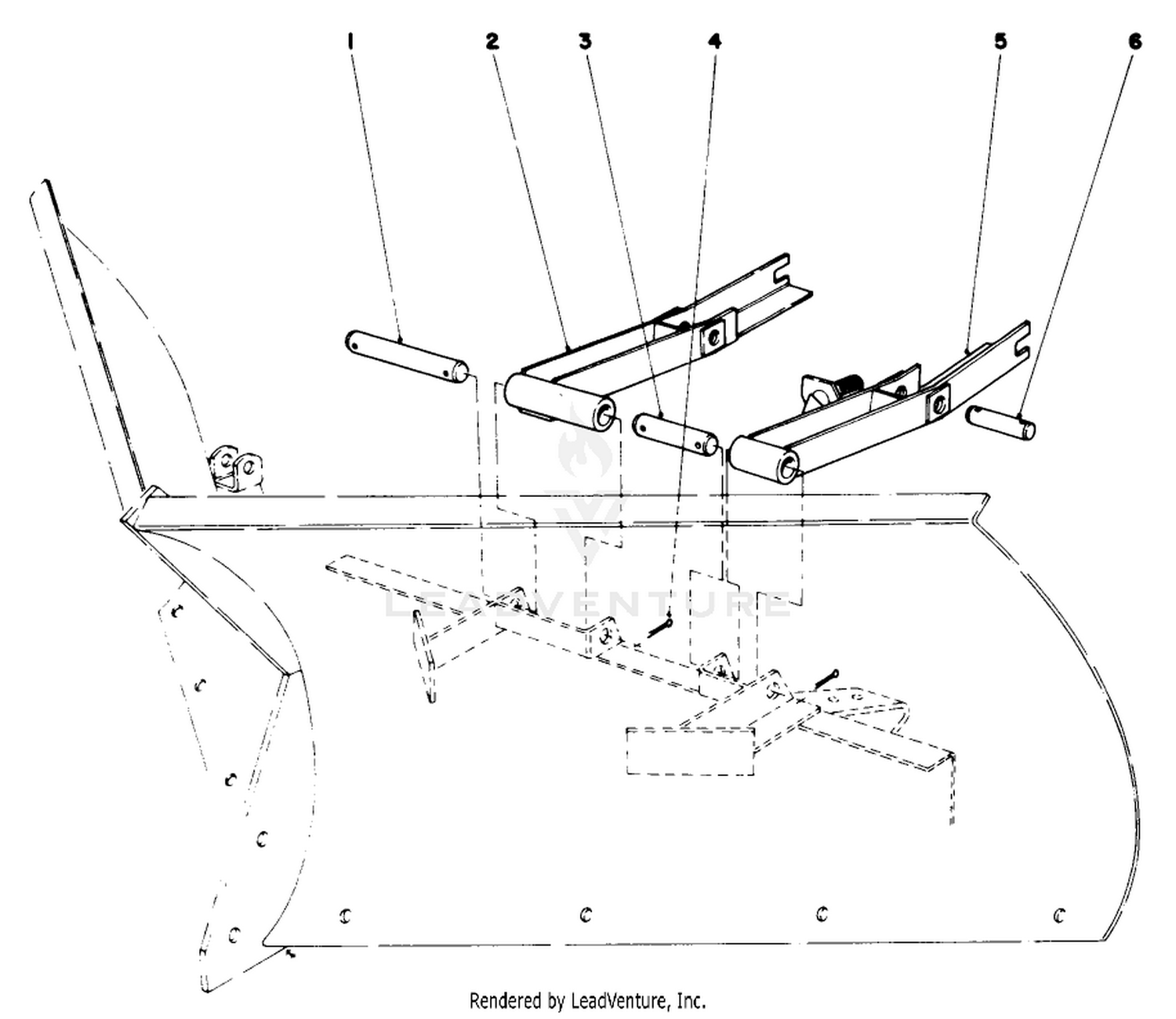 V-Plow Installation No. 30755 (optional)