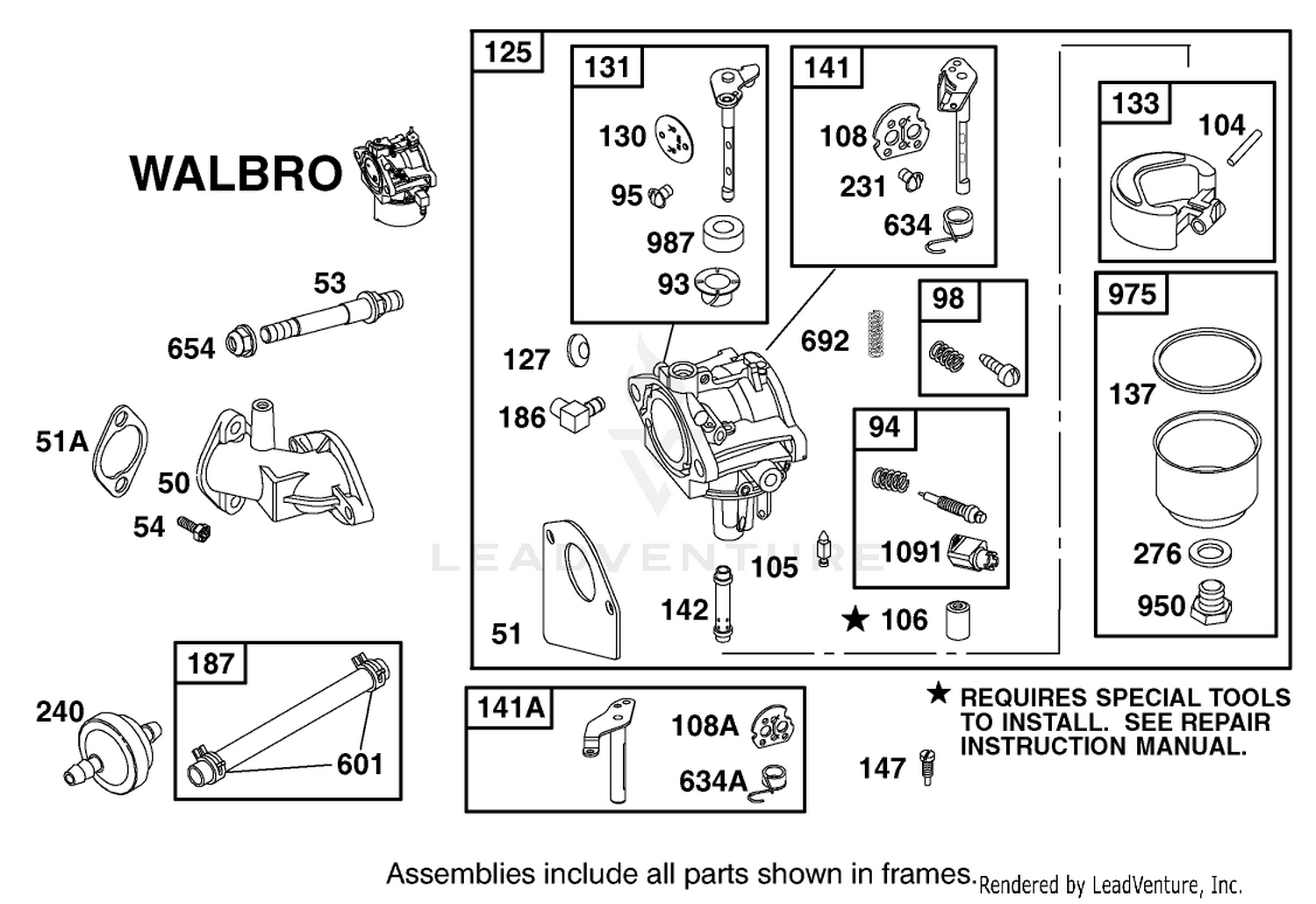 Assembly diagram