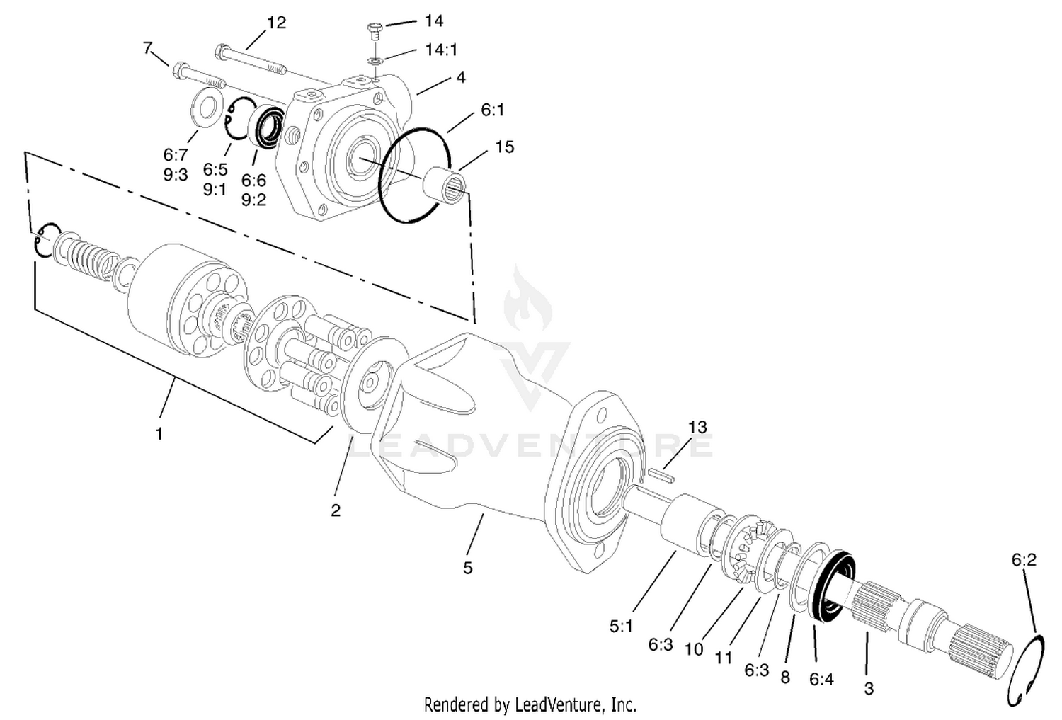 Piston Motor Assembly No. 58-5430