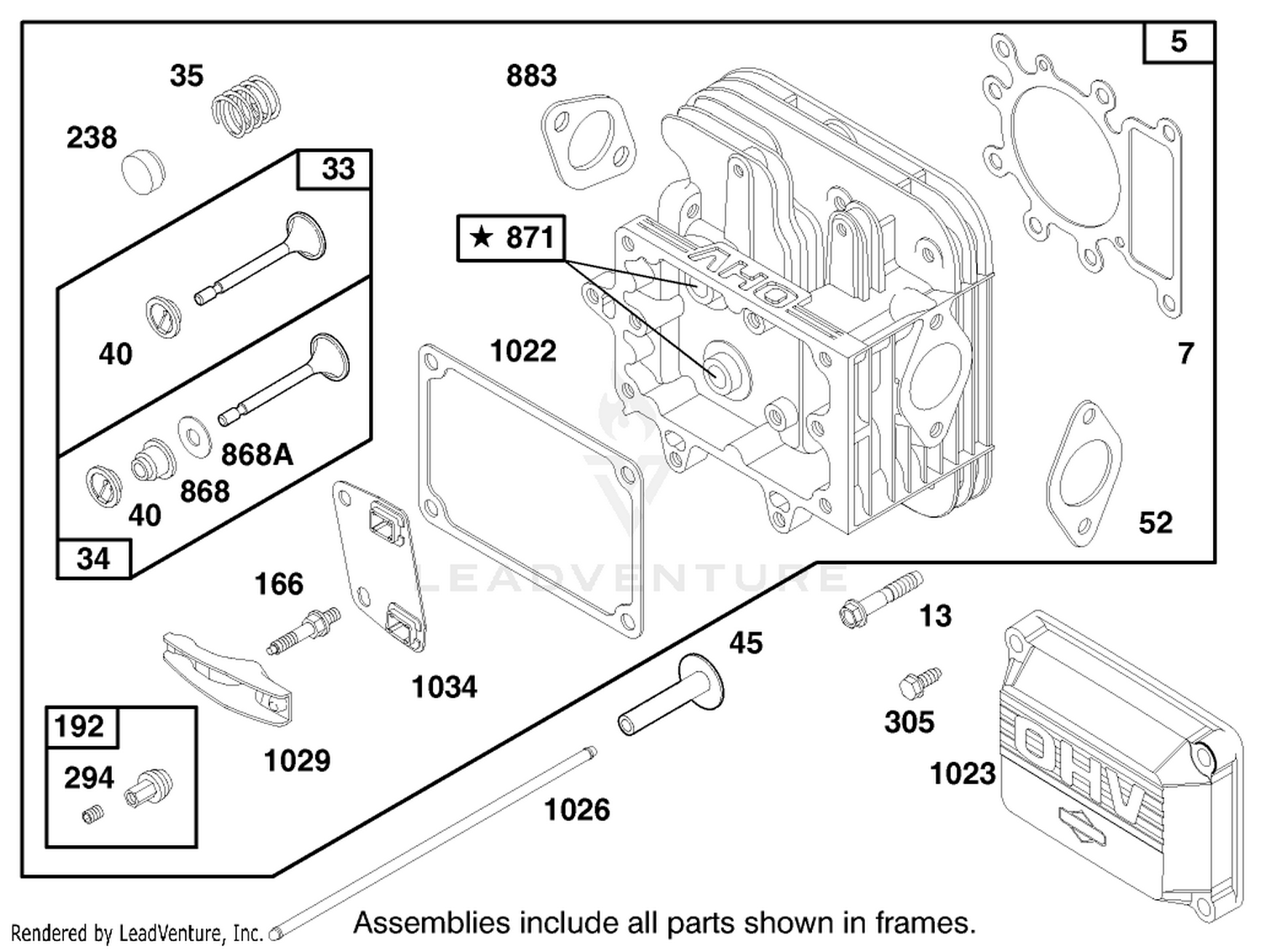 Engine Briggs  Stratton Model 28q777-0668-A1 2
