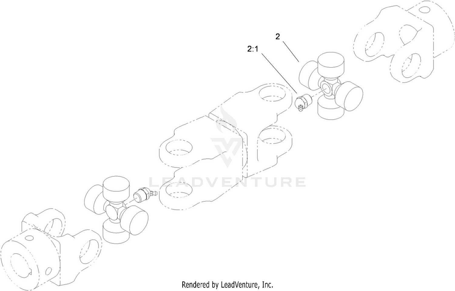 Drive Shaft Assembly No. 105-9536