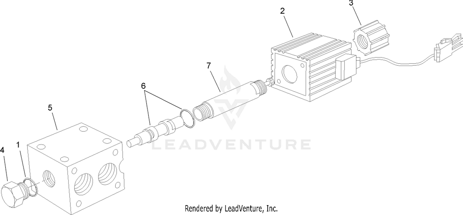 Four Wheel Drive Valve Assembly No. 76-9970