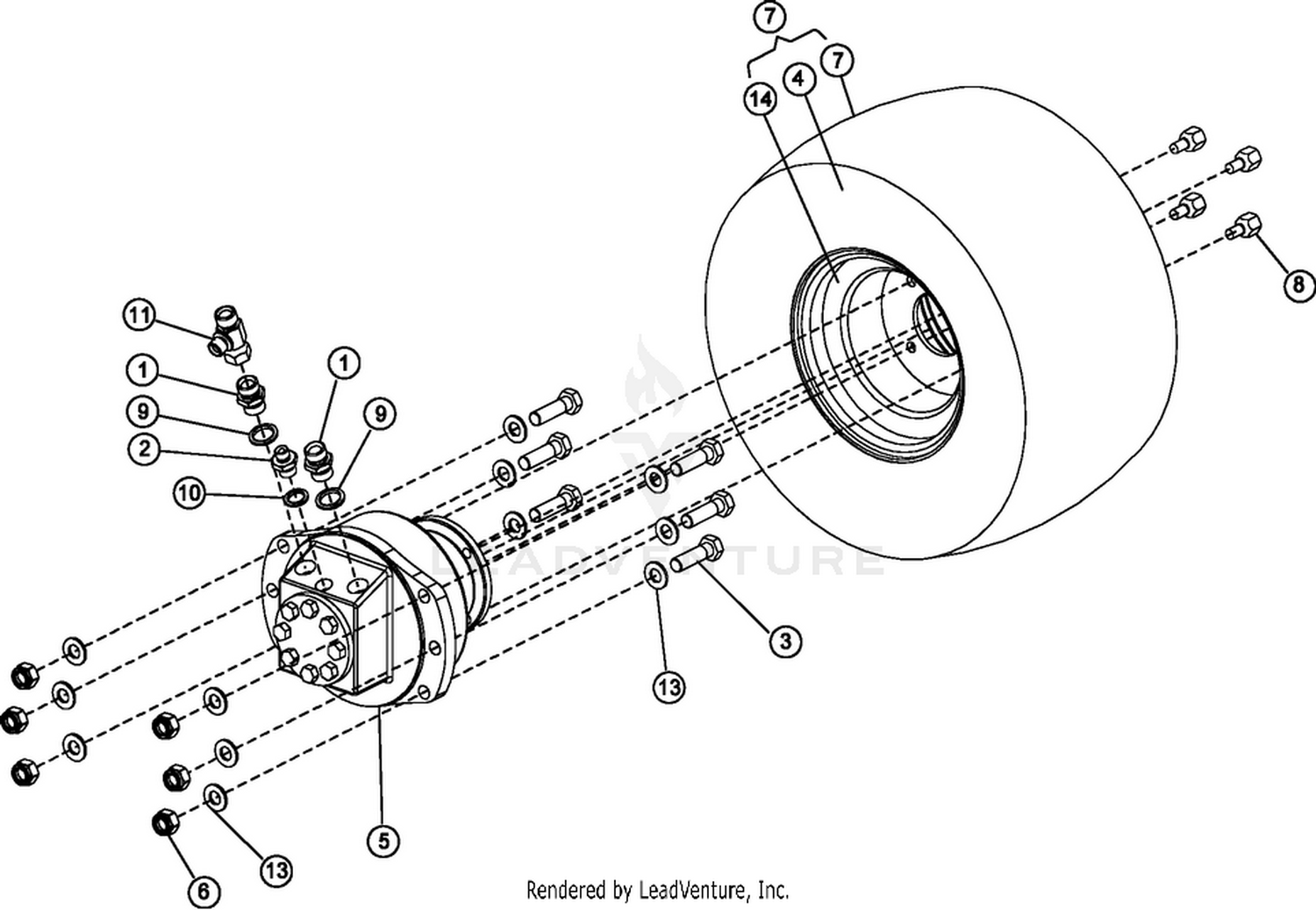 Rear Wheel Assembly