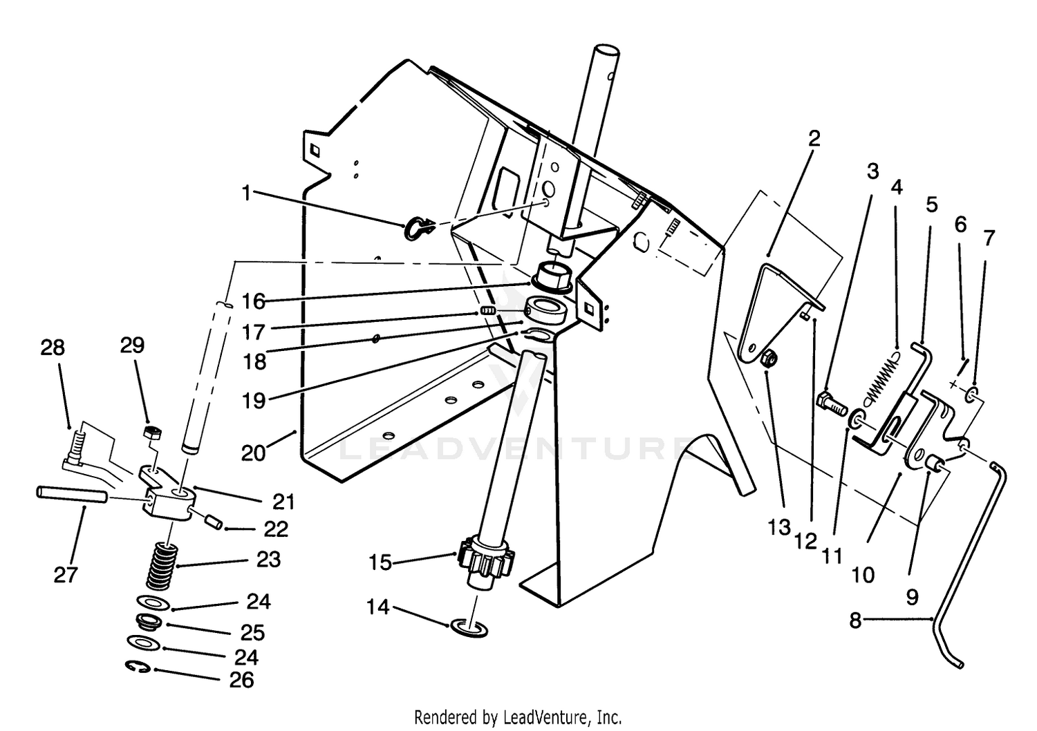Steering Shaft And Indicator Assembly