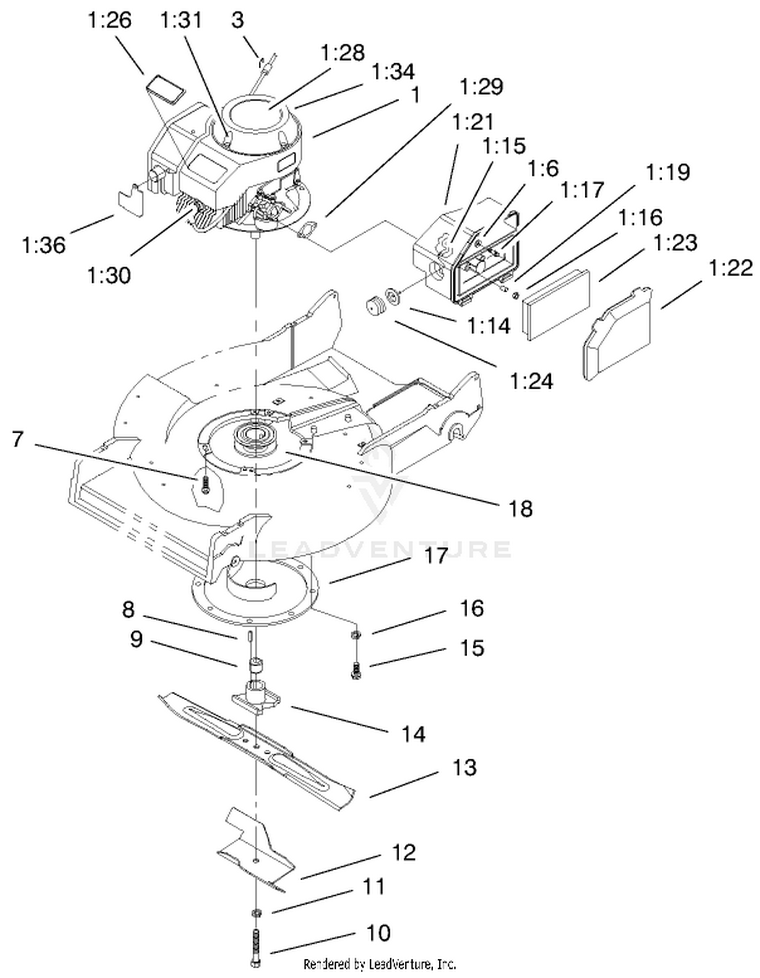 Engine  Blade Assembly