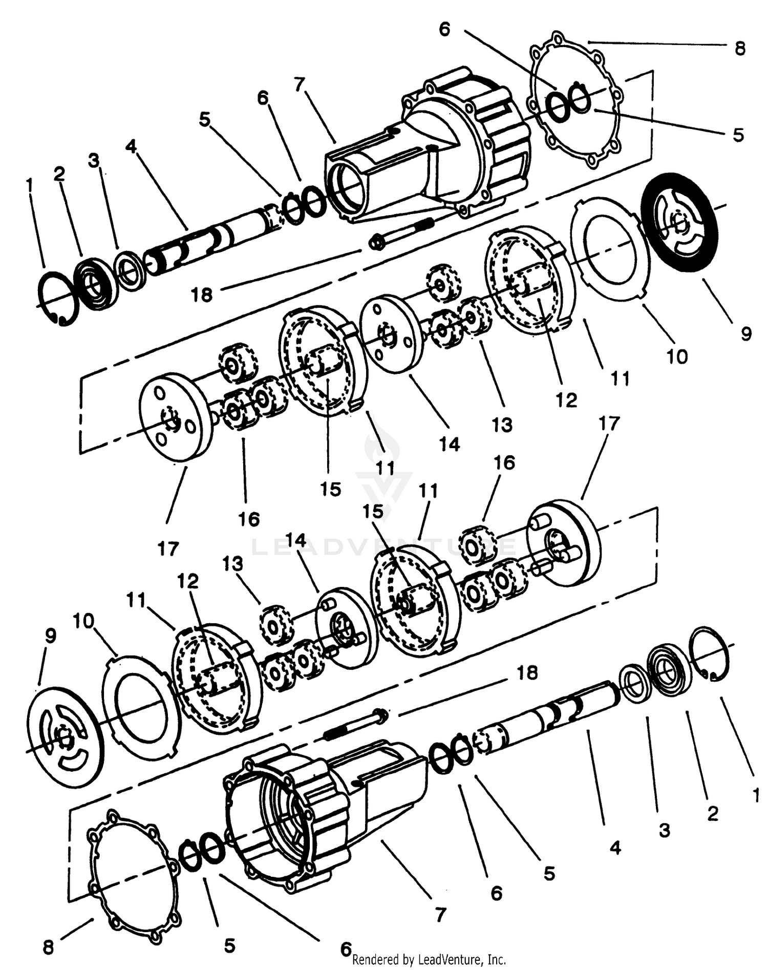 Transmission Eaton Model 751-045 2