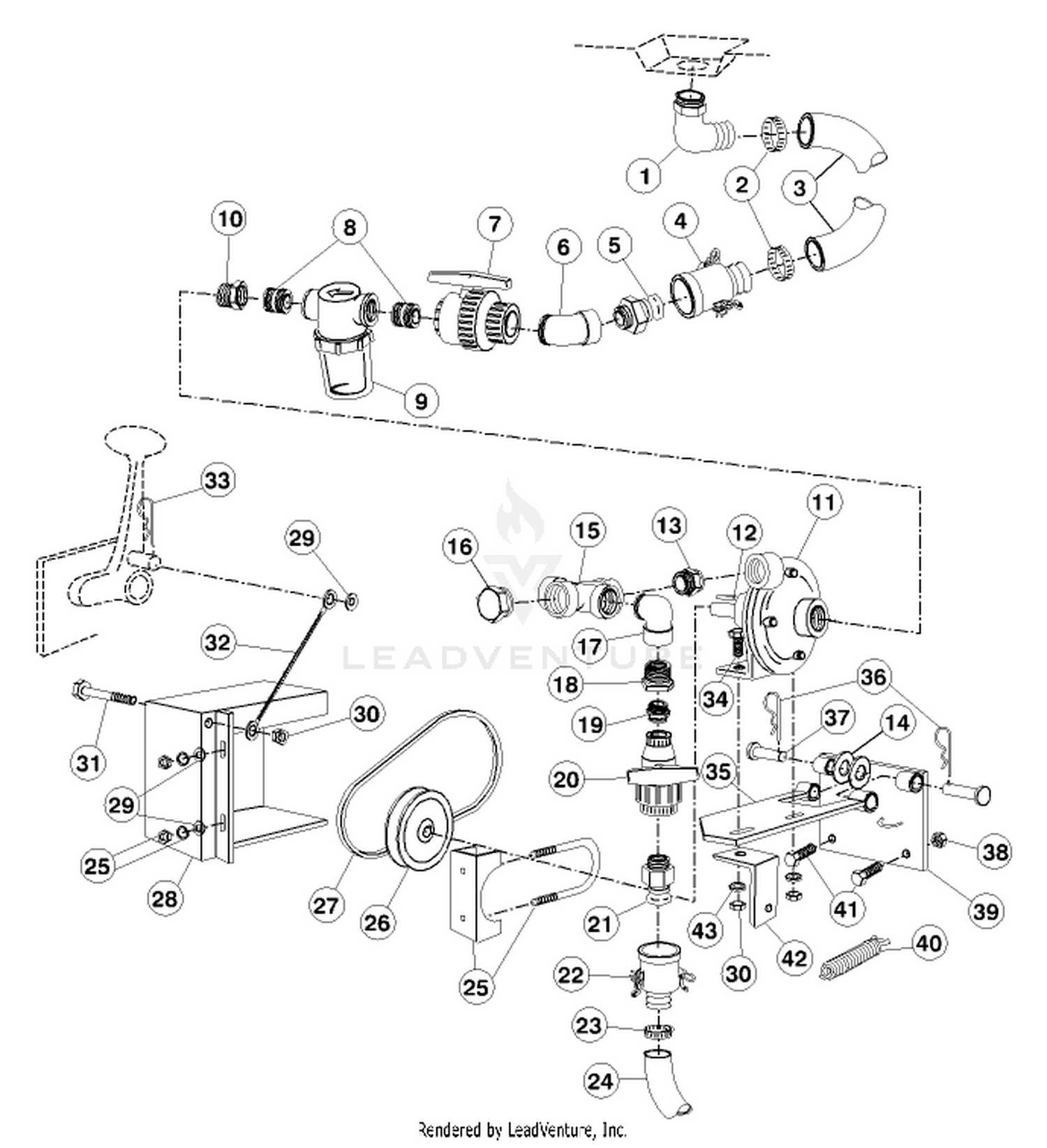 SPRAY SYSTEM PUMP COMPONENTS