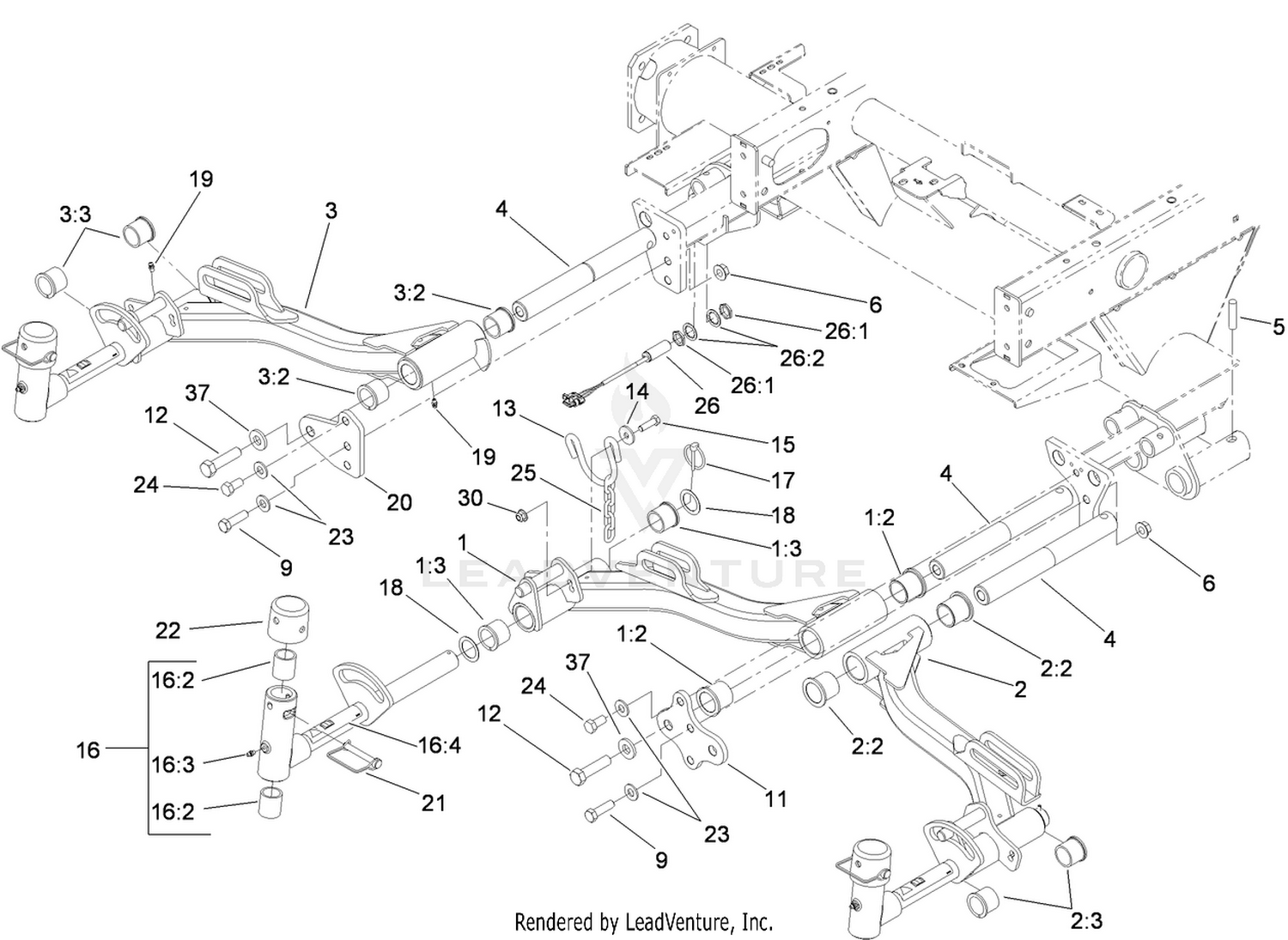 Front Lift Arm Assembly
