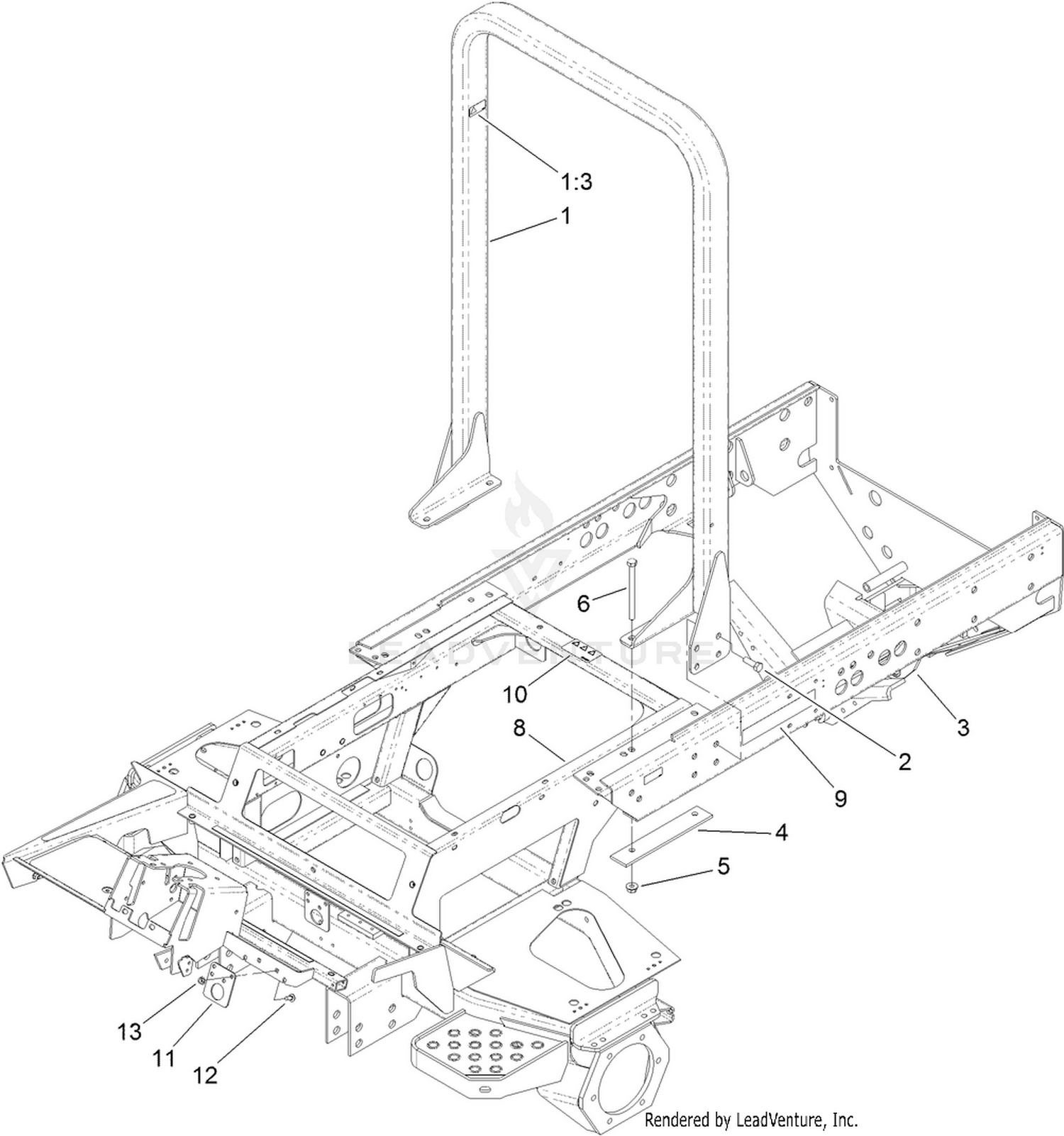 Roll-Over Protection System and Front Frame Assembly