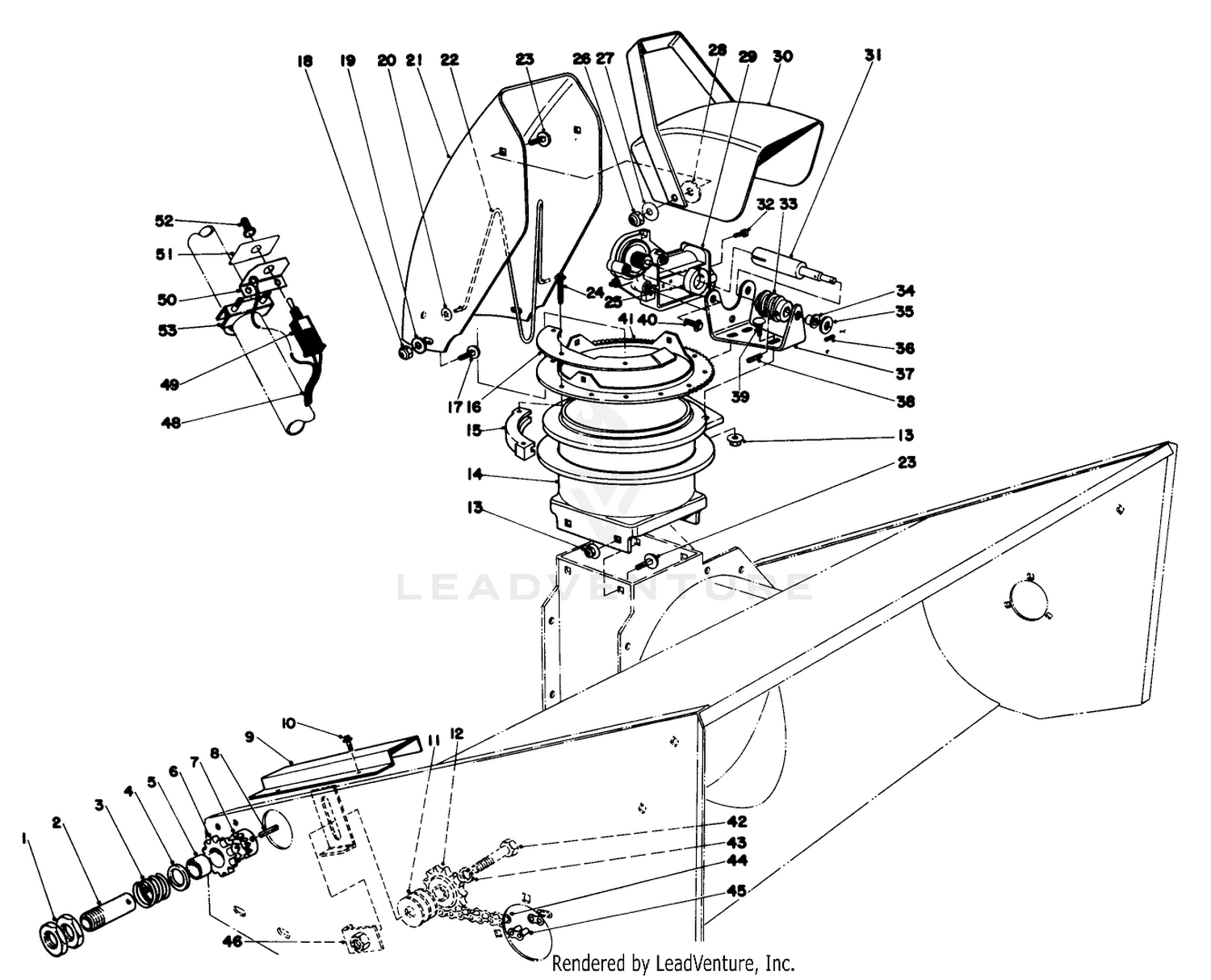 48" Snowthrower Model No. 30570 (optional)(continued) 2
