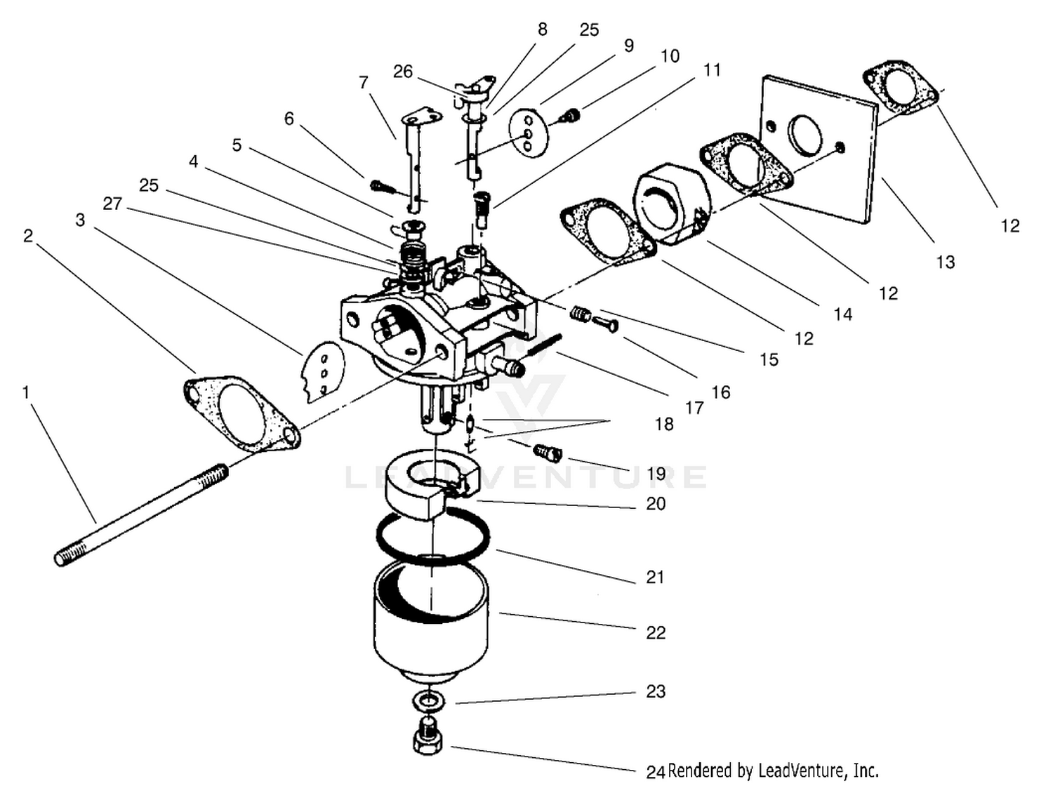 Carburetor Assembly (model No. 47pt7-7)