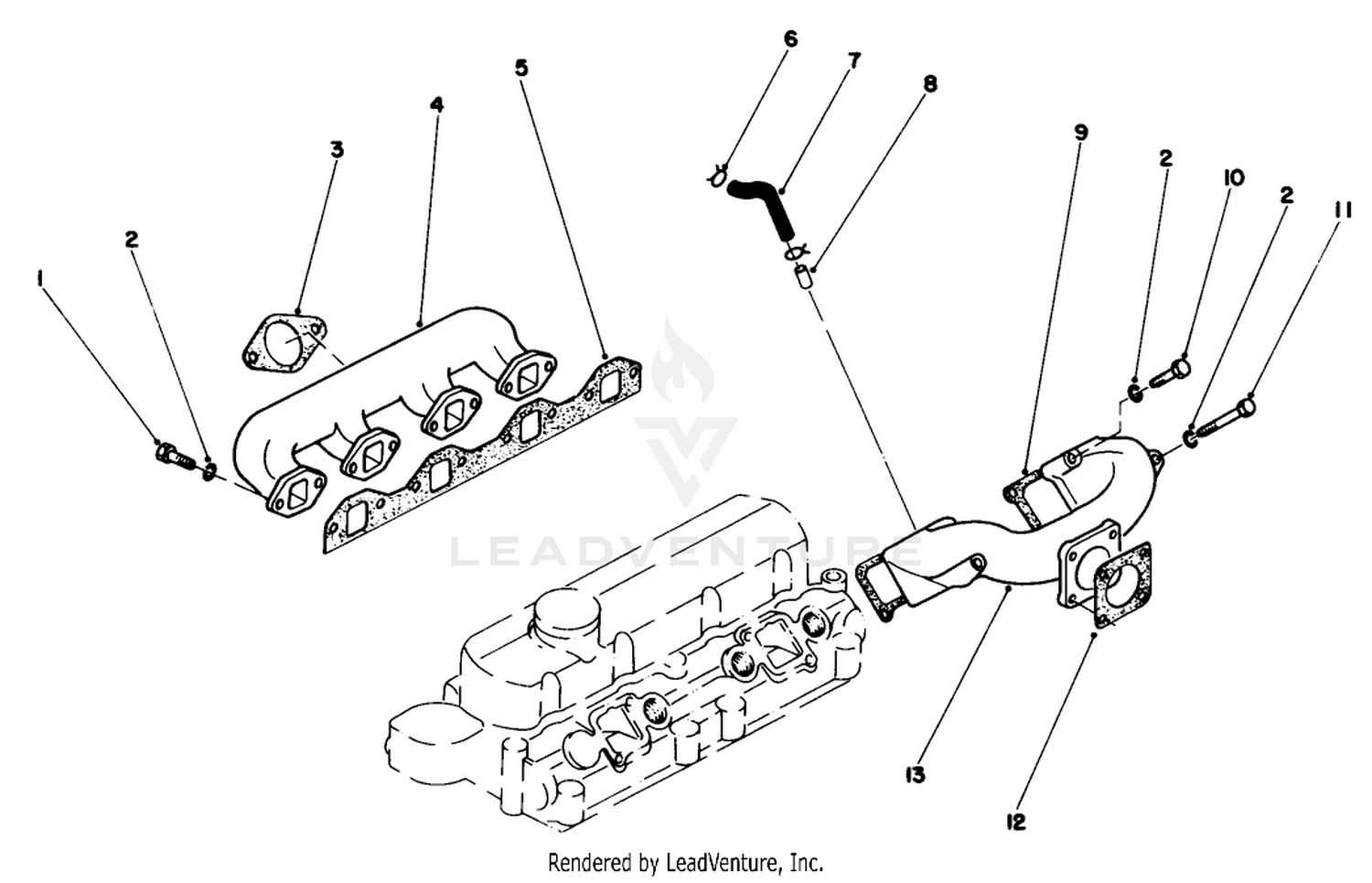 Inlet  Exhaust Manifold