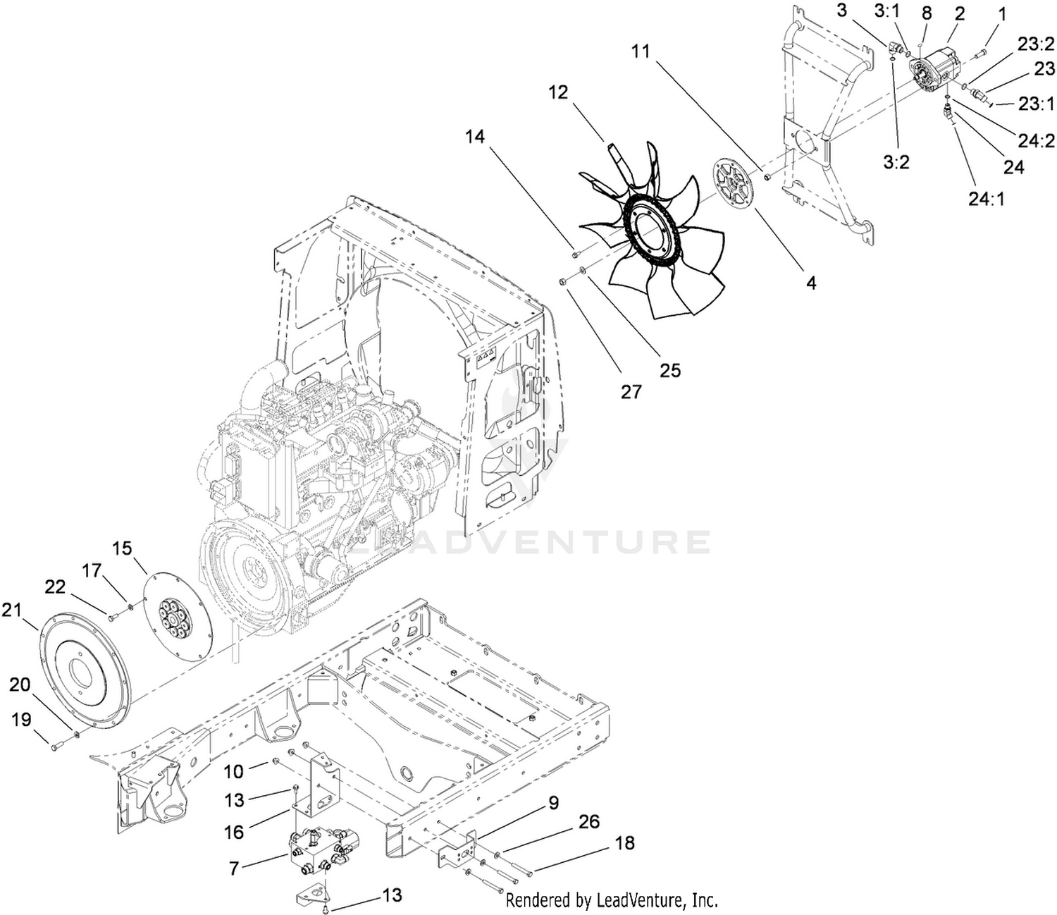 Fan and Coupling Assembly