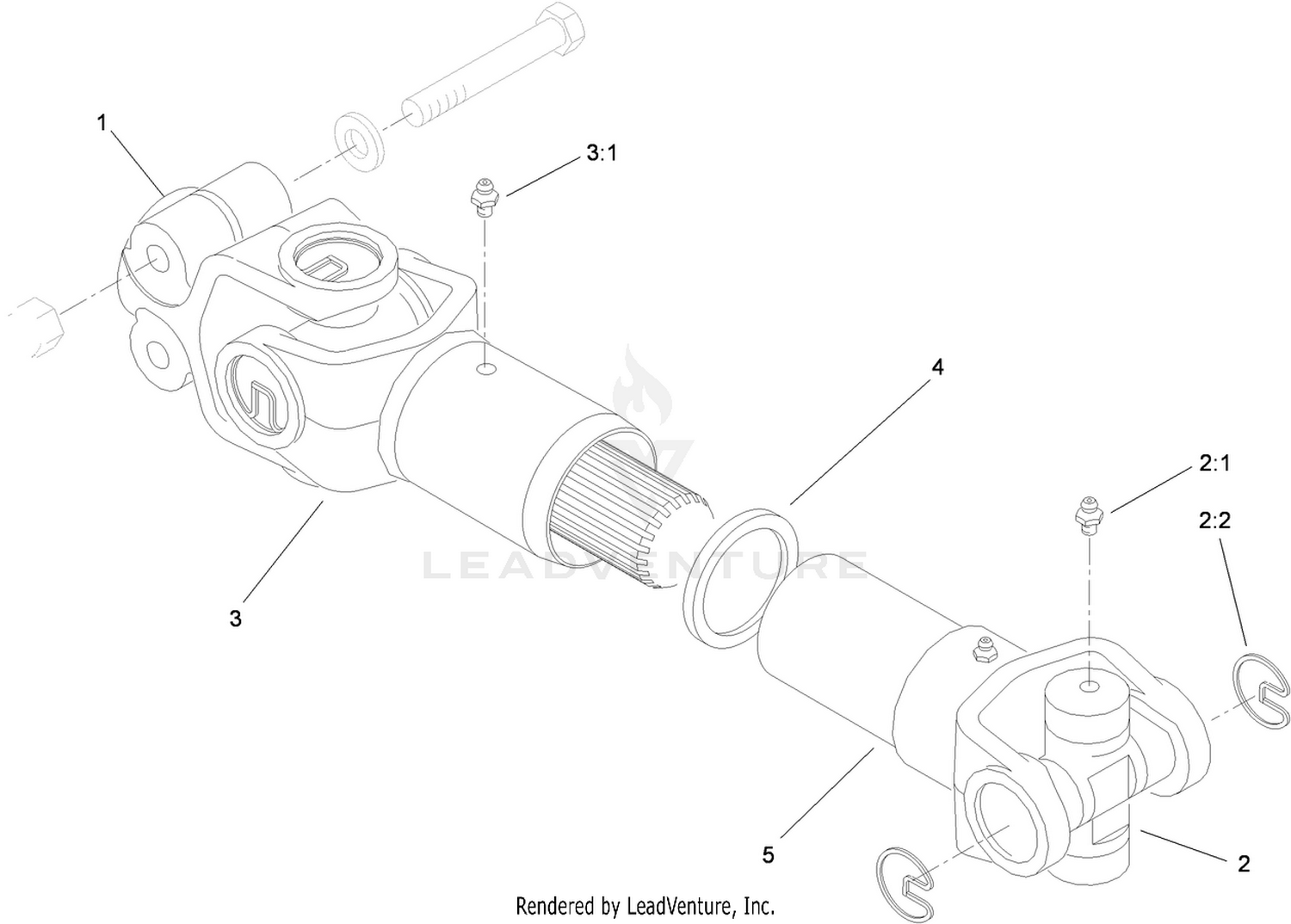 Driveshaft Assembly No. 98-2918