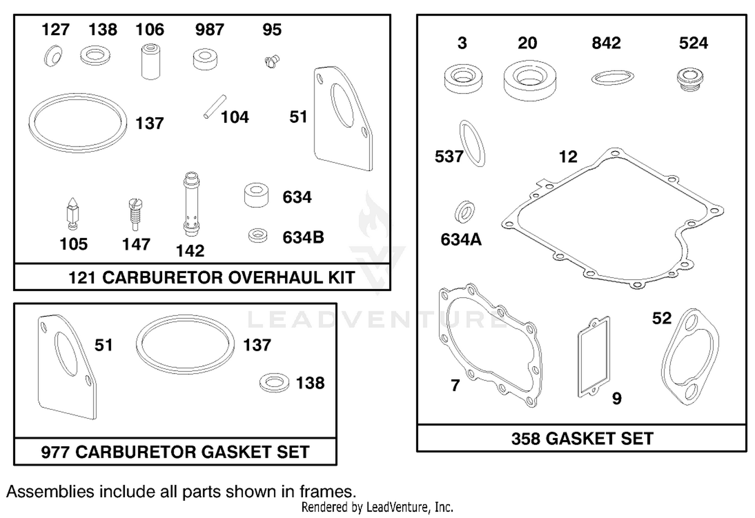 Engine Briggs  Stratton Model 283707-0156-01 8