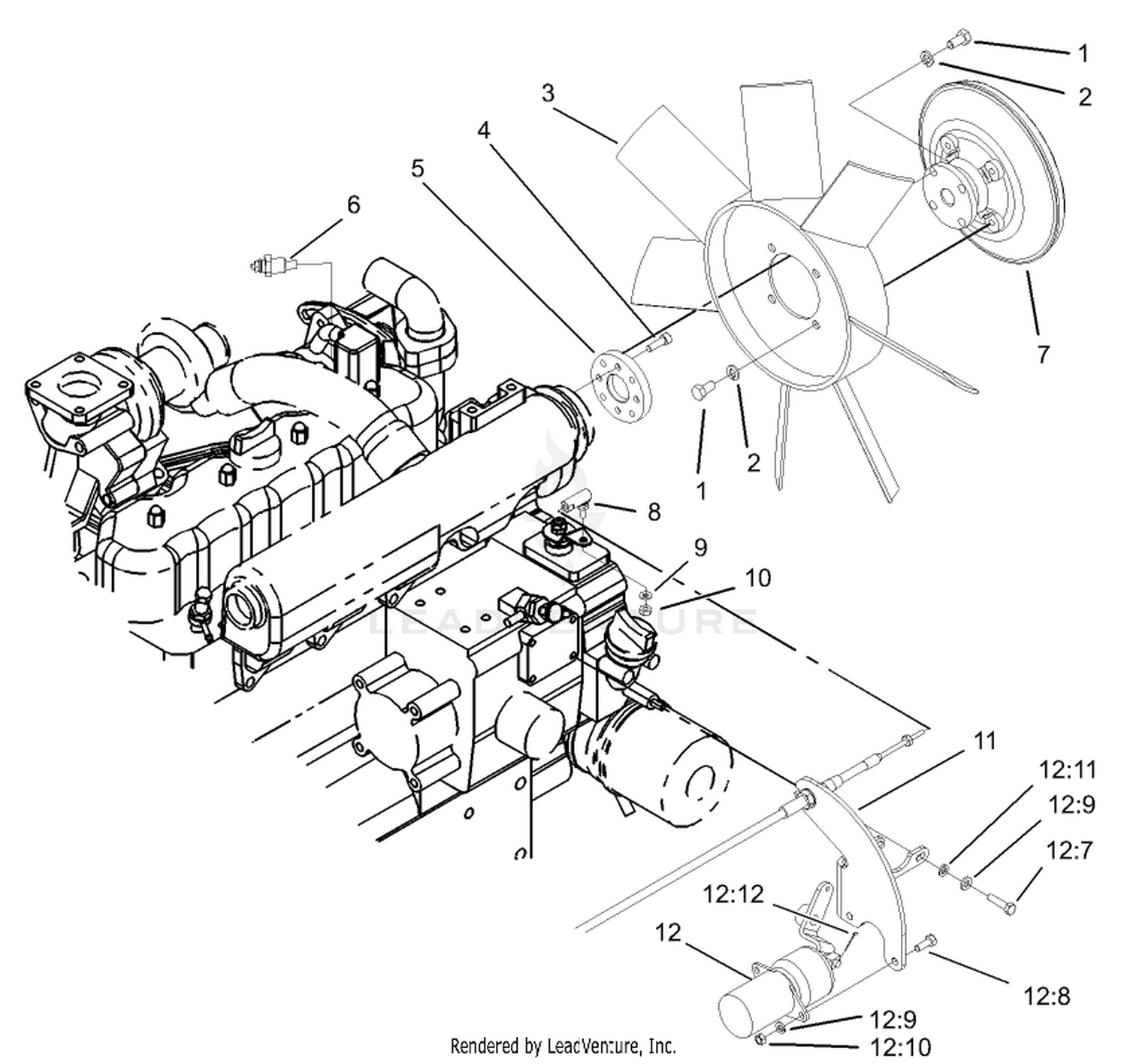 Fan and Solenoid Assembly