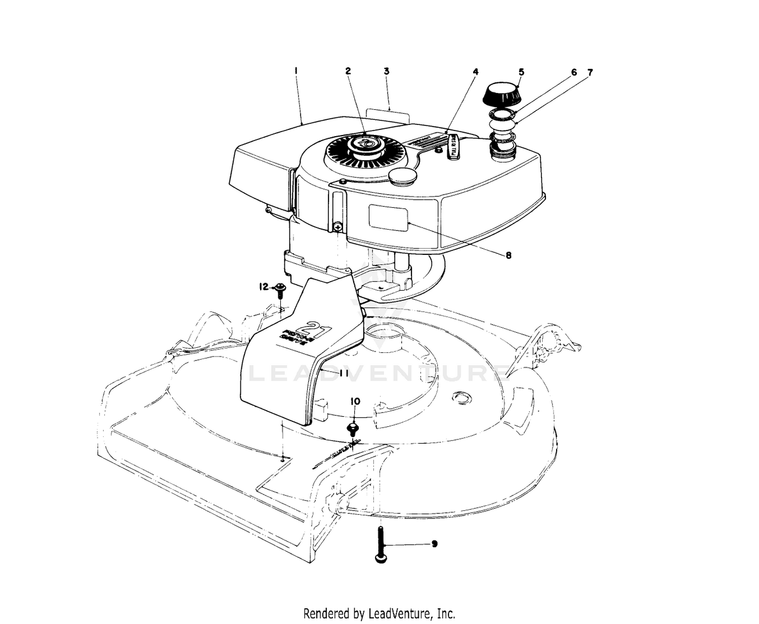 Engine Assembly Model No. 21647