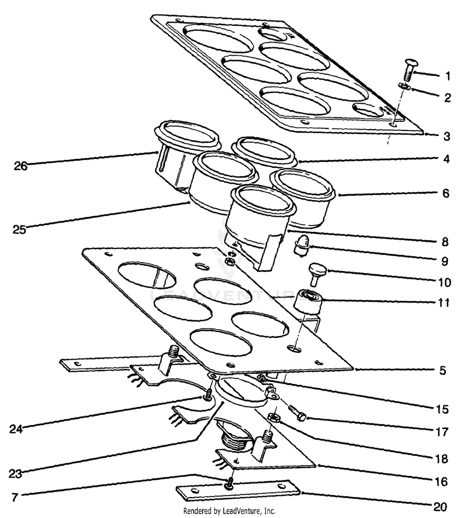 Upper Control Panel Assembly