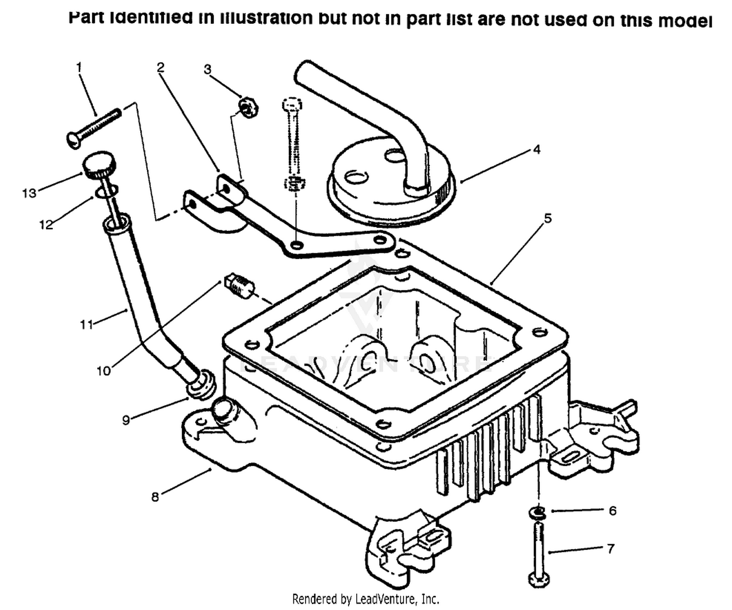 Oil Fill Tube  Base
