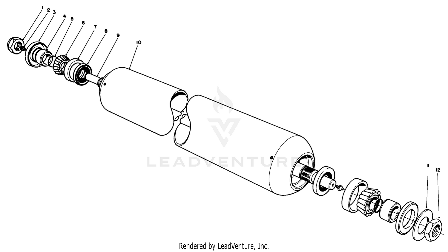 Rear Roller Assembly No. 59-5630