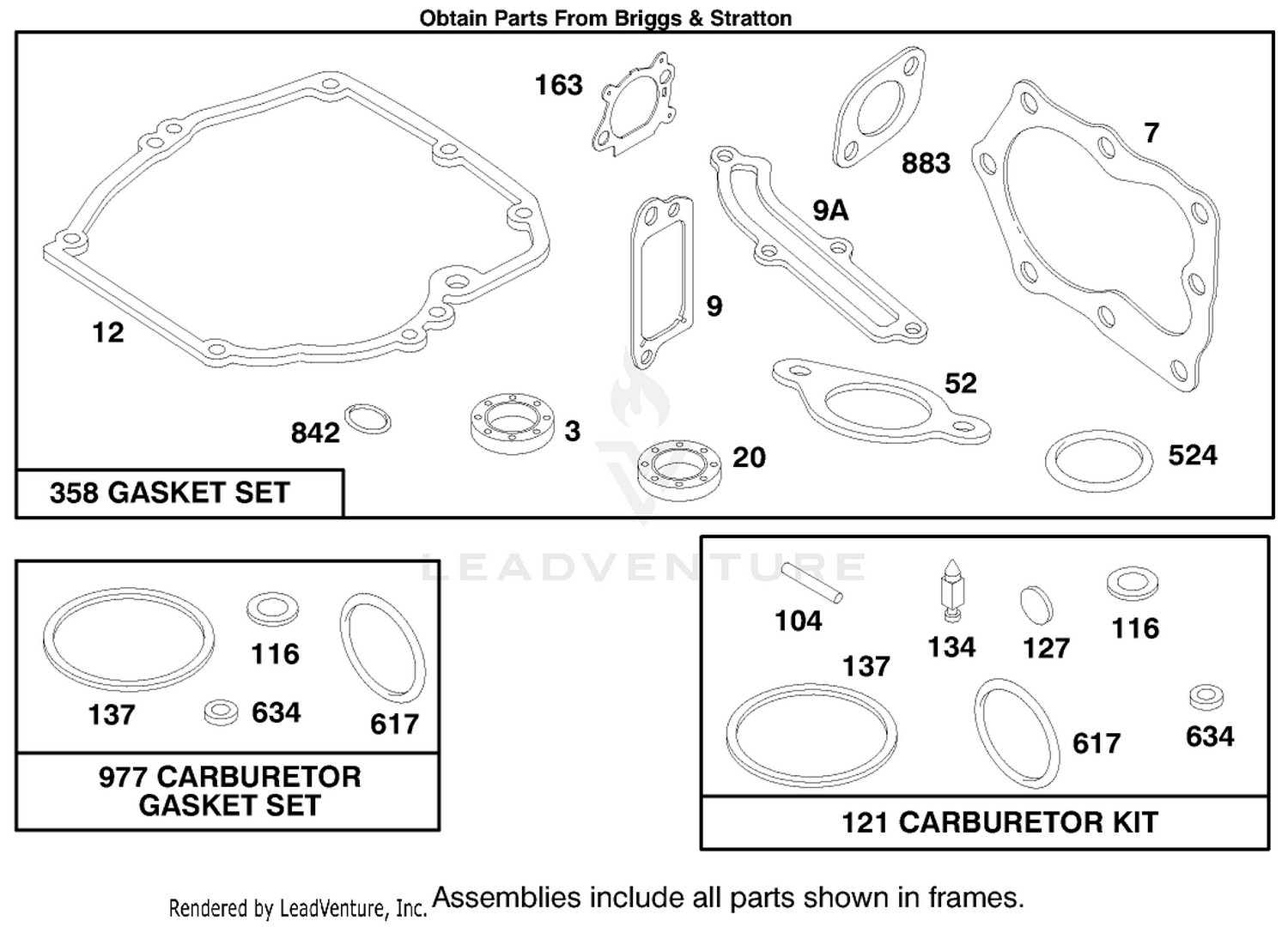 Engine Briggs  Stratton Model 12f802-0667-01 9