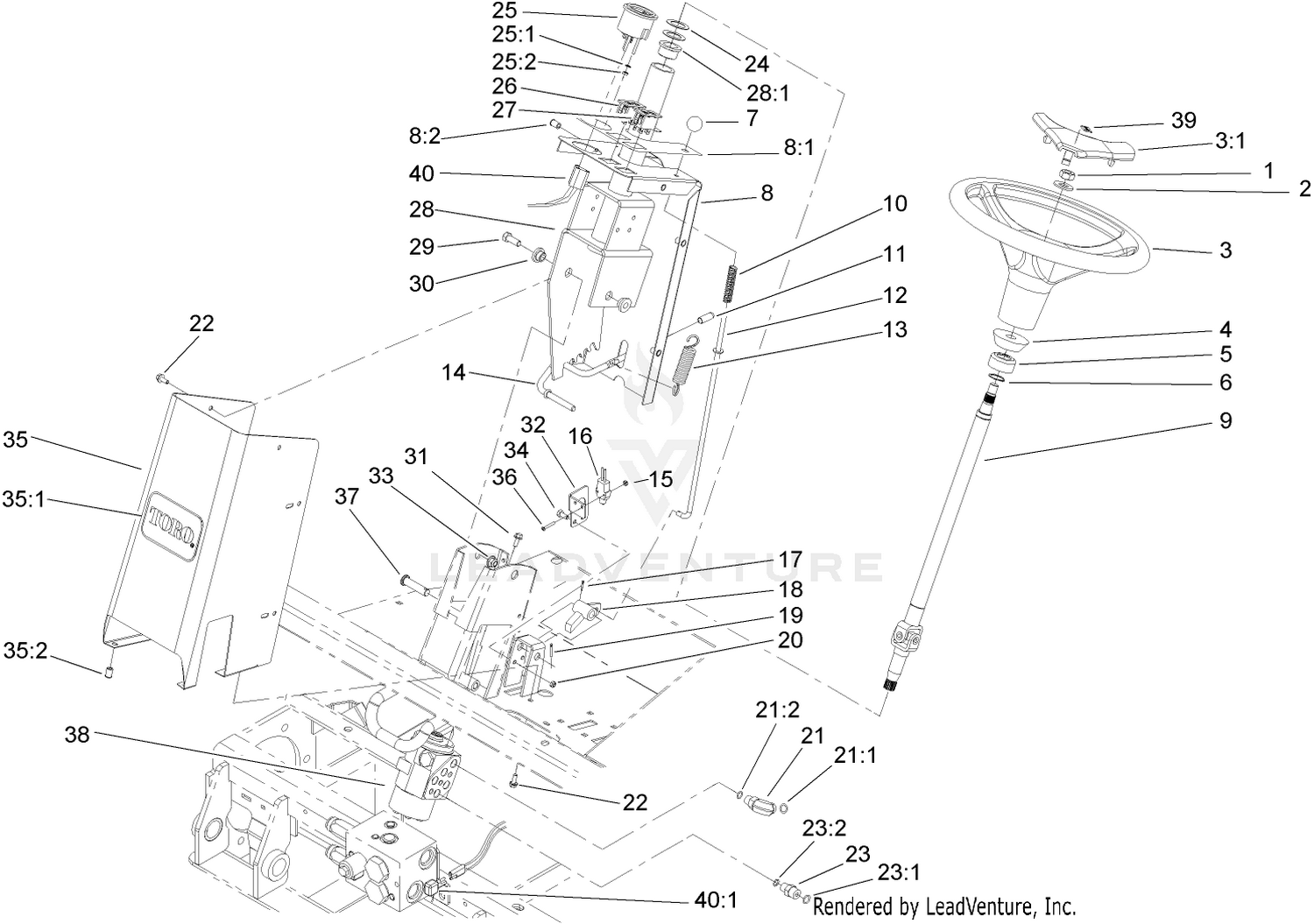 Steering Tower Assembly