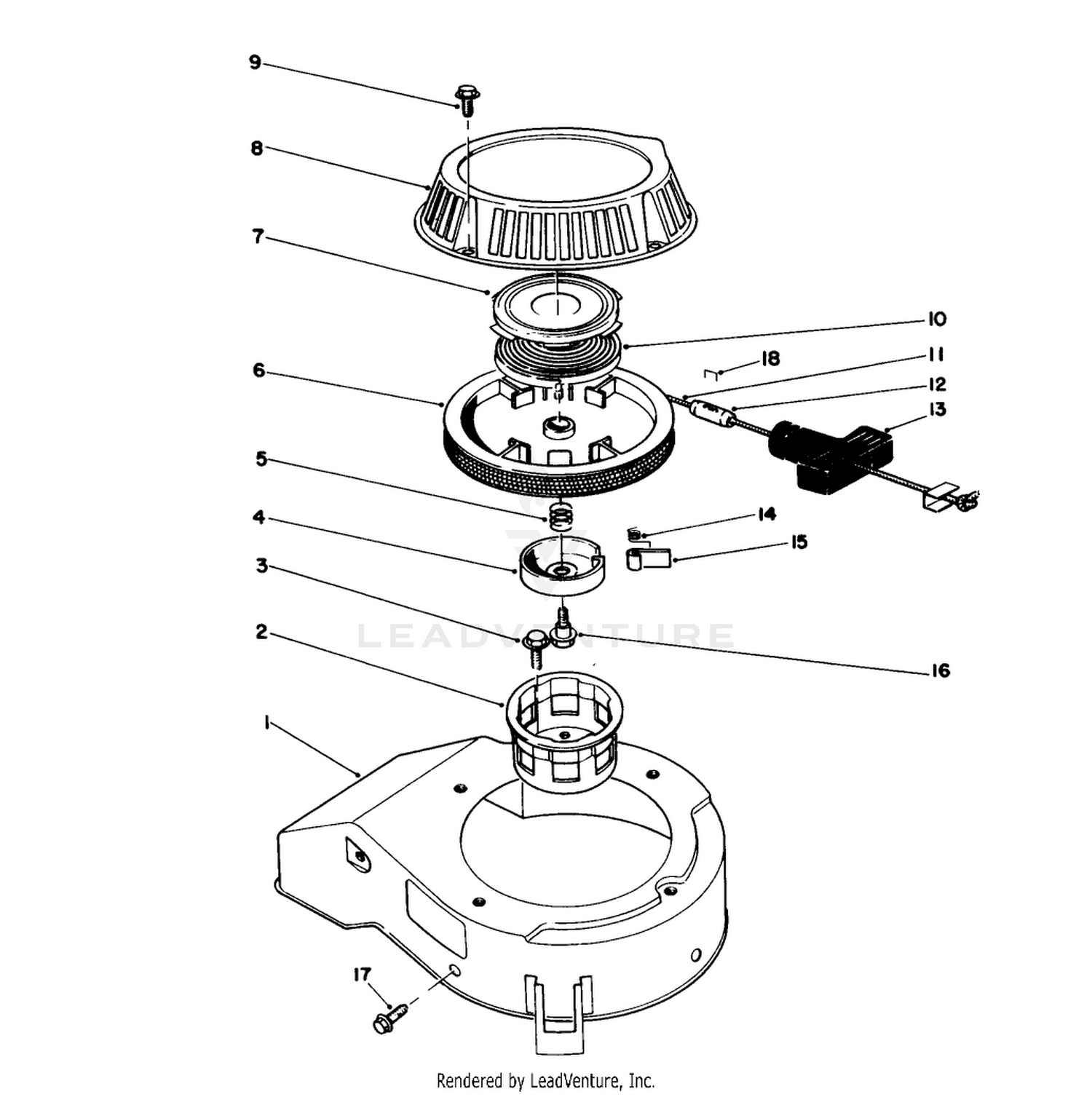 Recoil Assembly (model No. 47pl0-1)