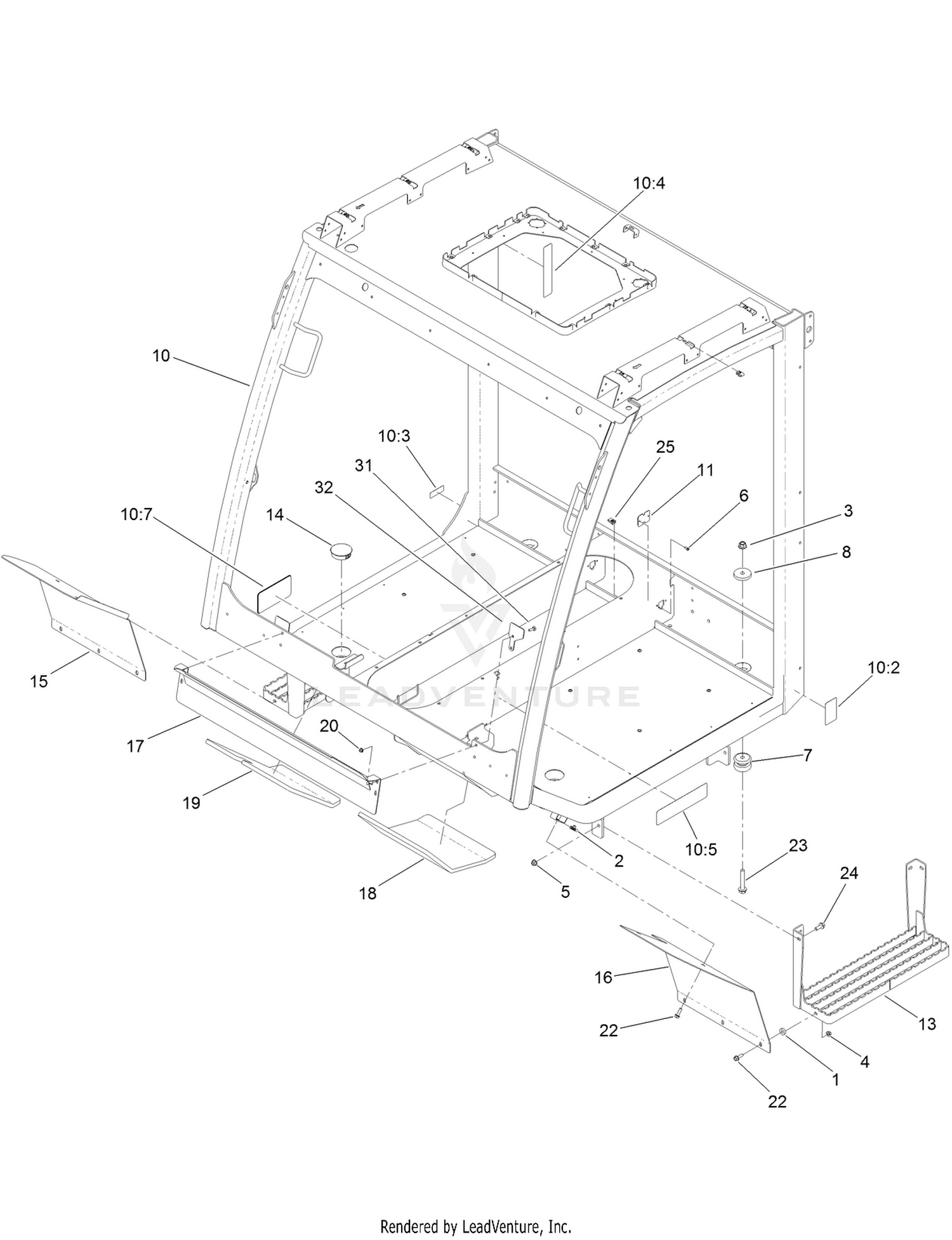 Operator Platform Assembly