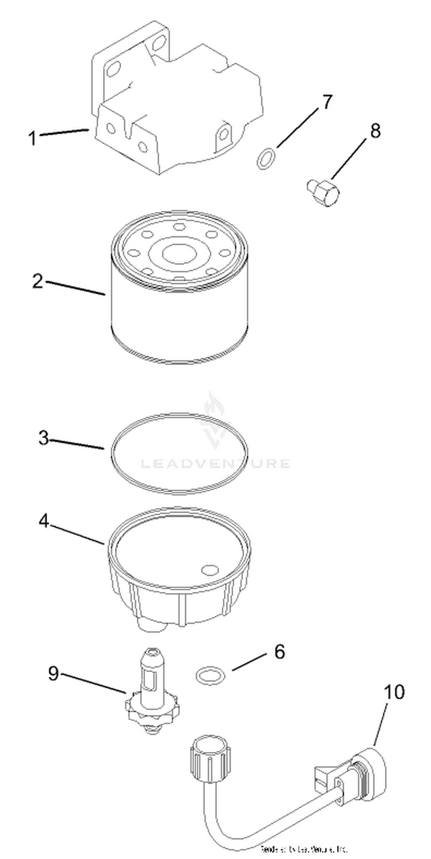 Fuel Filter Assembly No. 104-5218