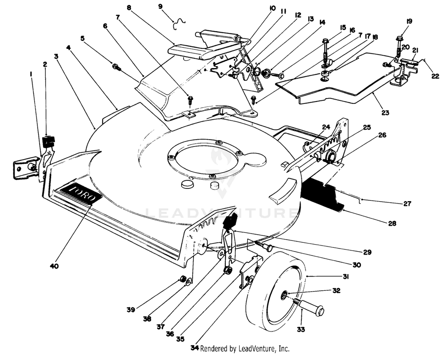 Housing Assembly (continued)(serial No. 9000101-9003507)