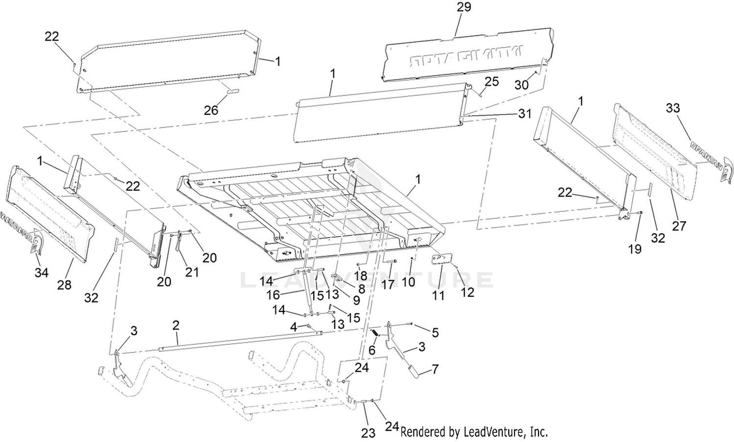 Cargo Bed Assembly