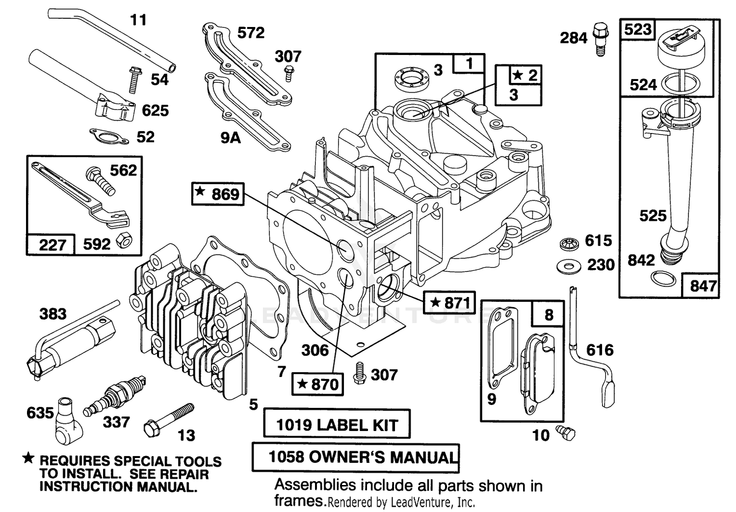 Engine Briggs  Stratton Model 127802-0514-21