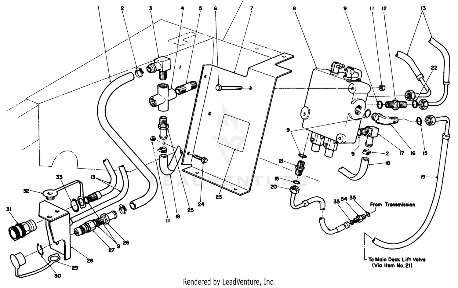 Traction Unit Hydraulic Assembly