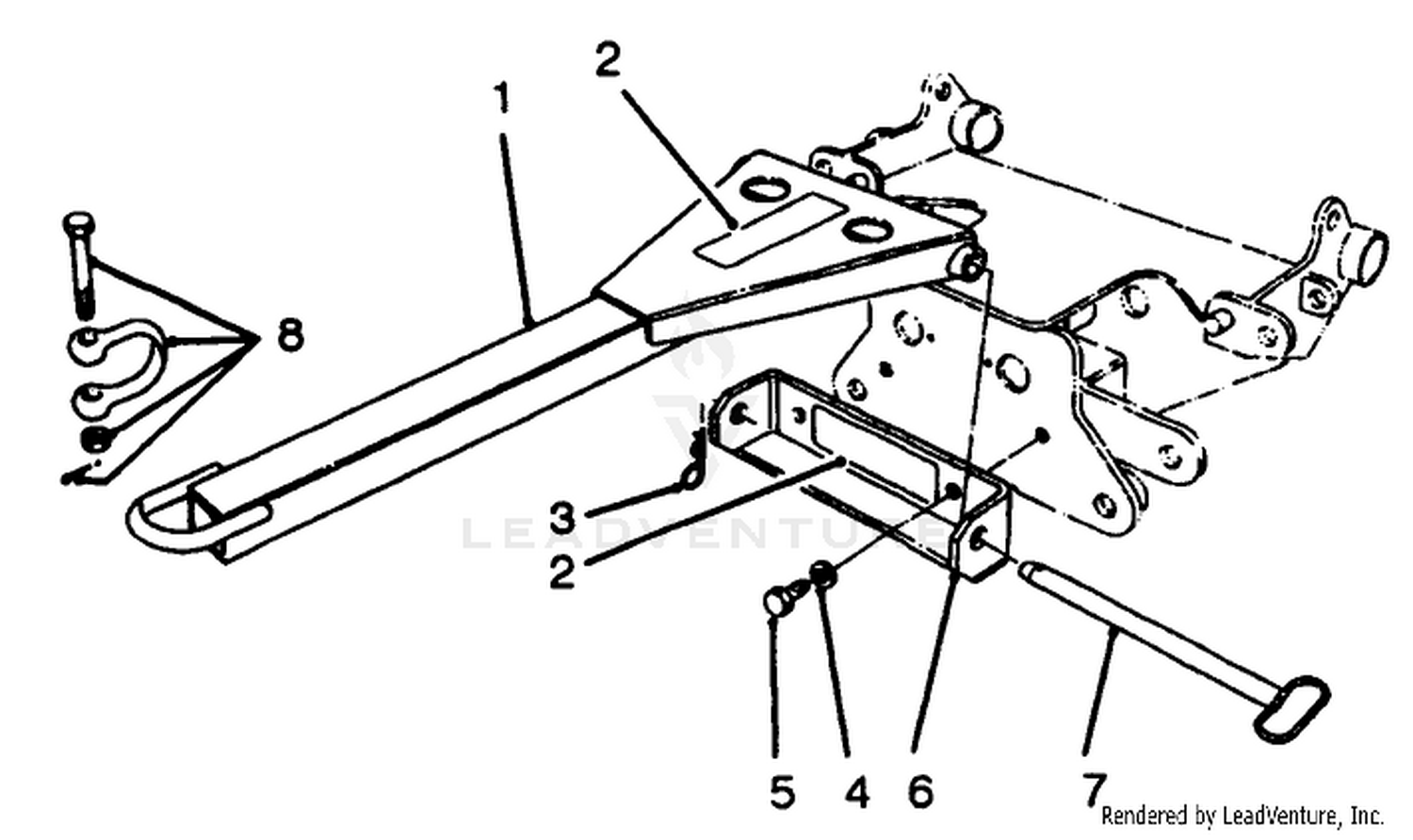 Special Tools-Tow Bar Assembly No. 58-7020