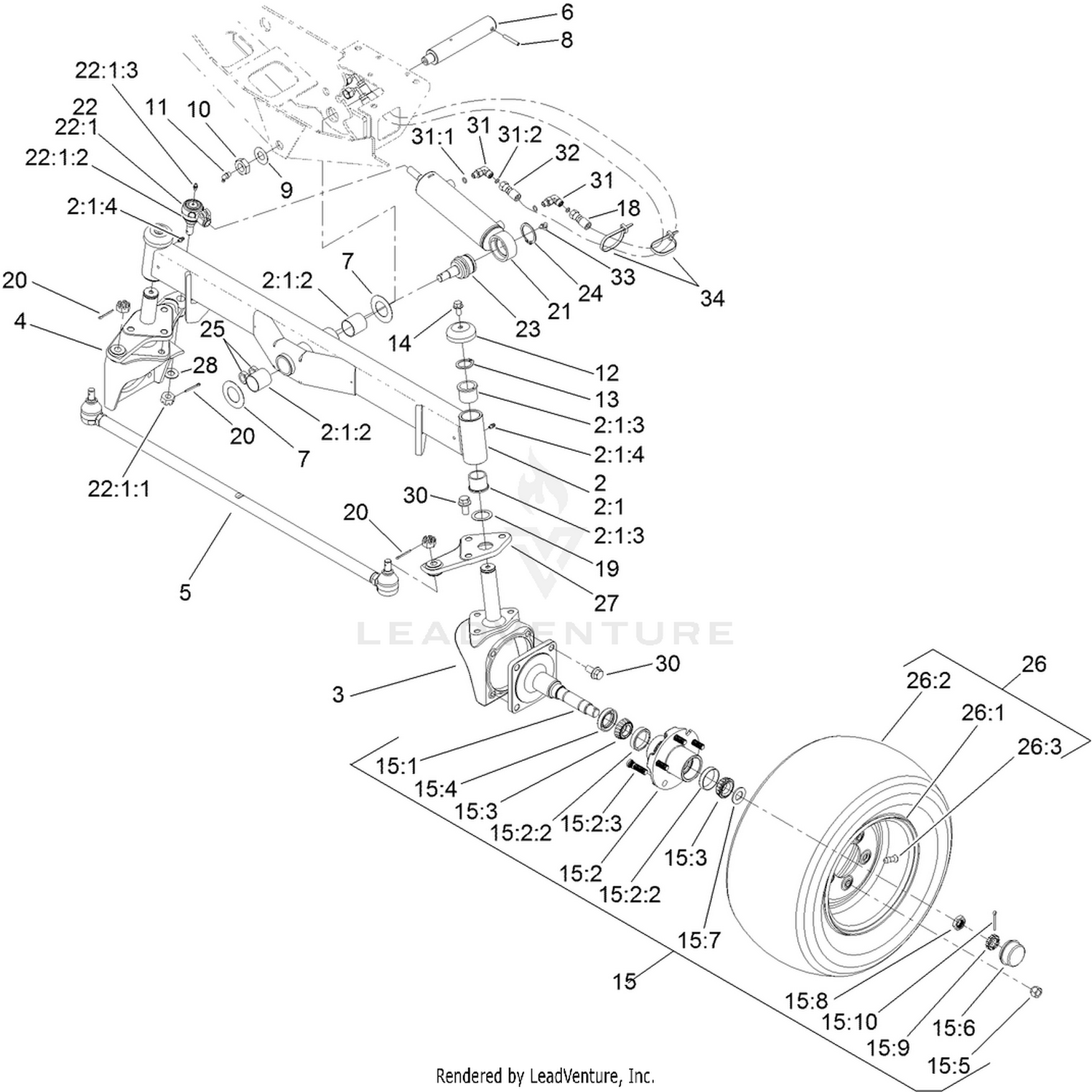 Rear Axle Assembly