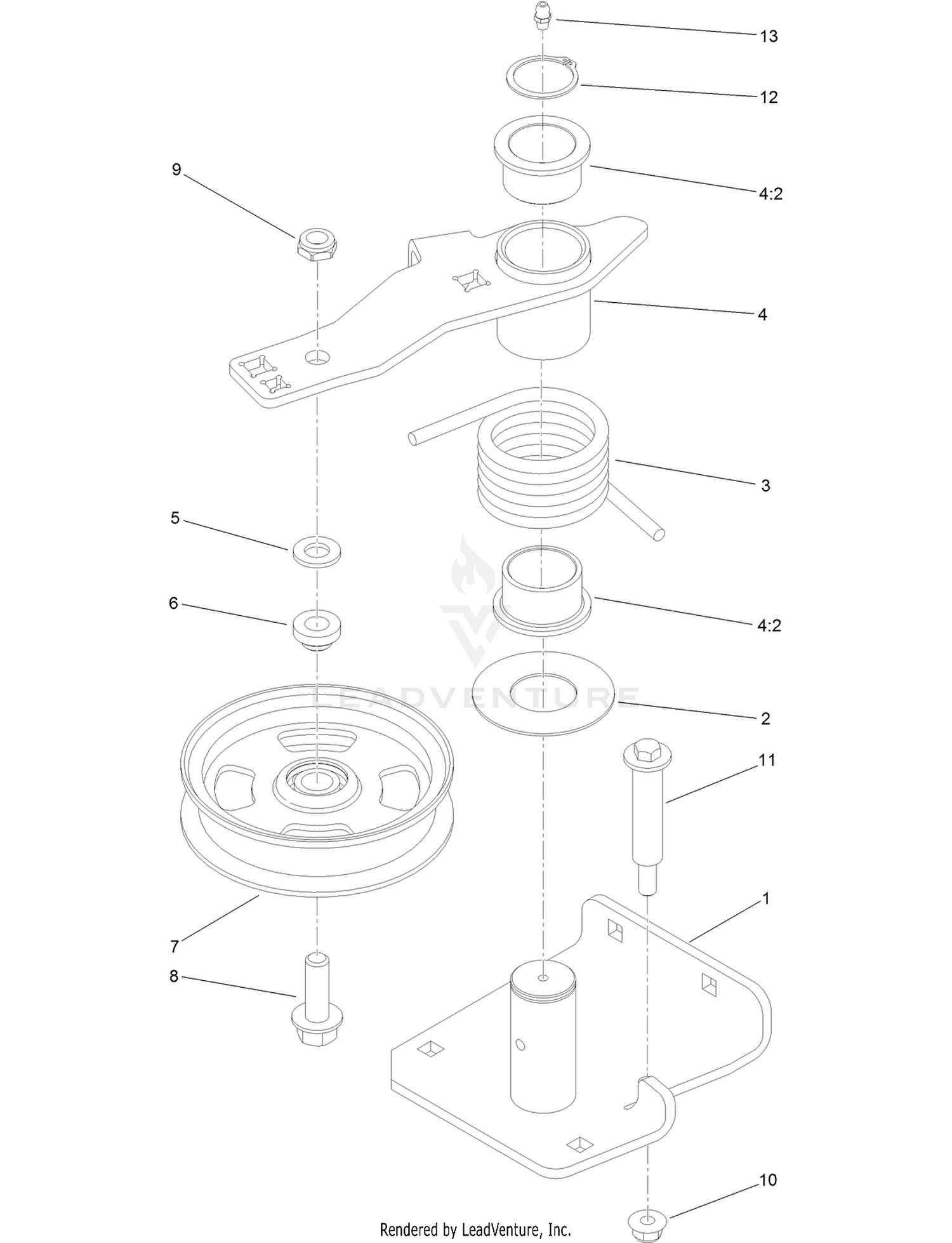 Tensioner Assembly No. 140-9026
