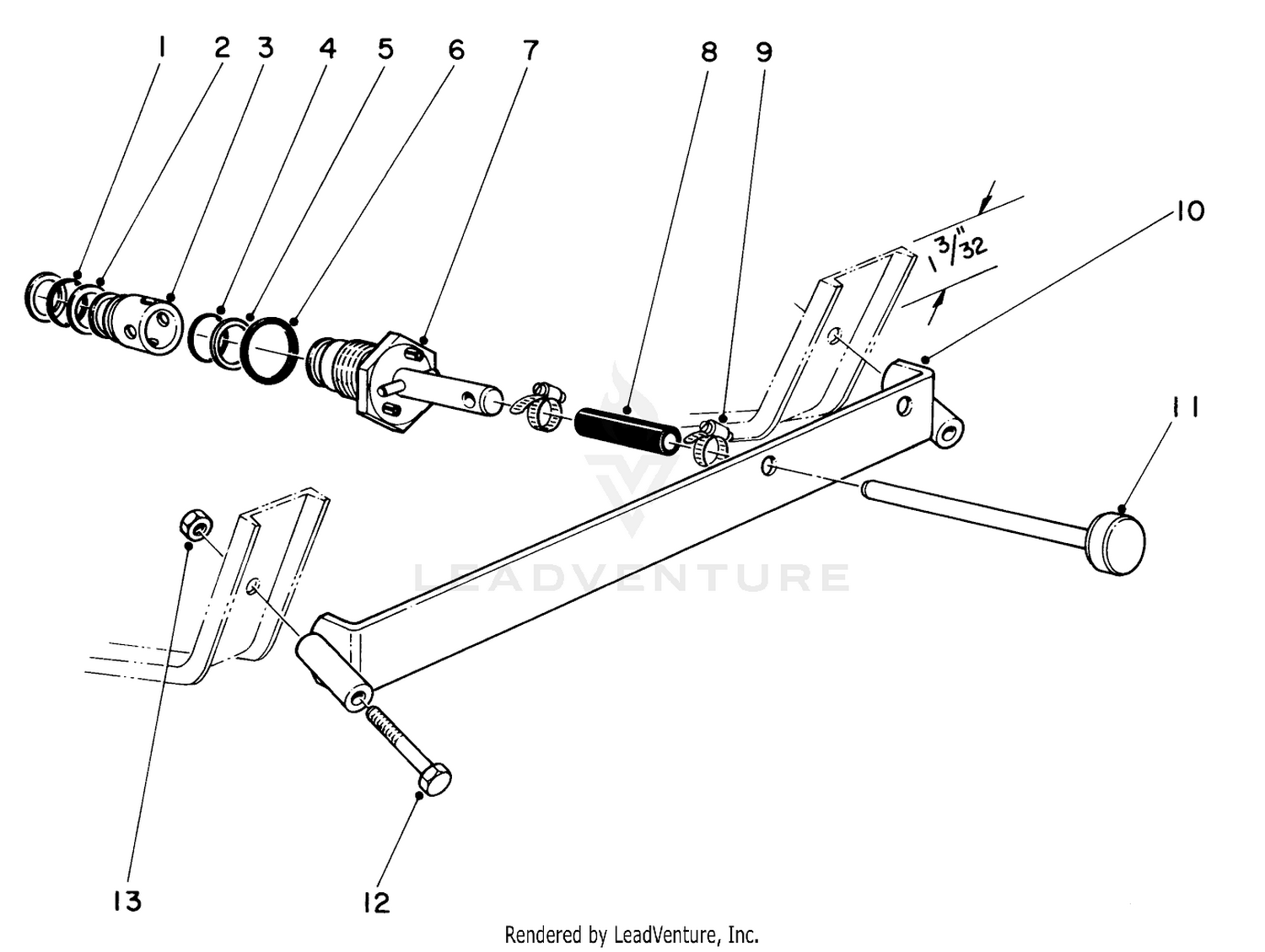 Reel Shutoff Kit Model No. 04418