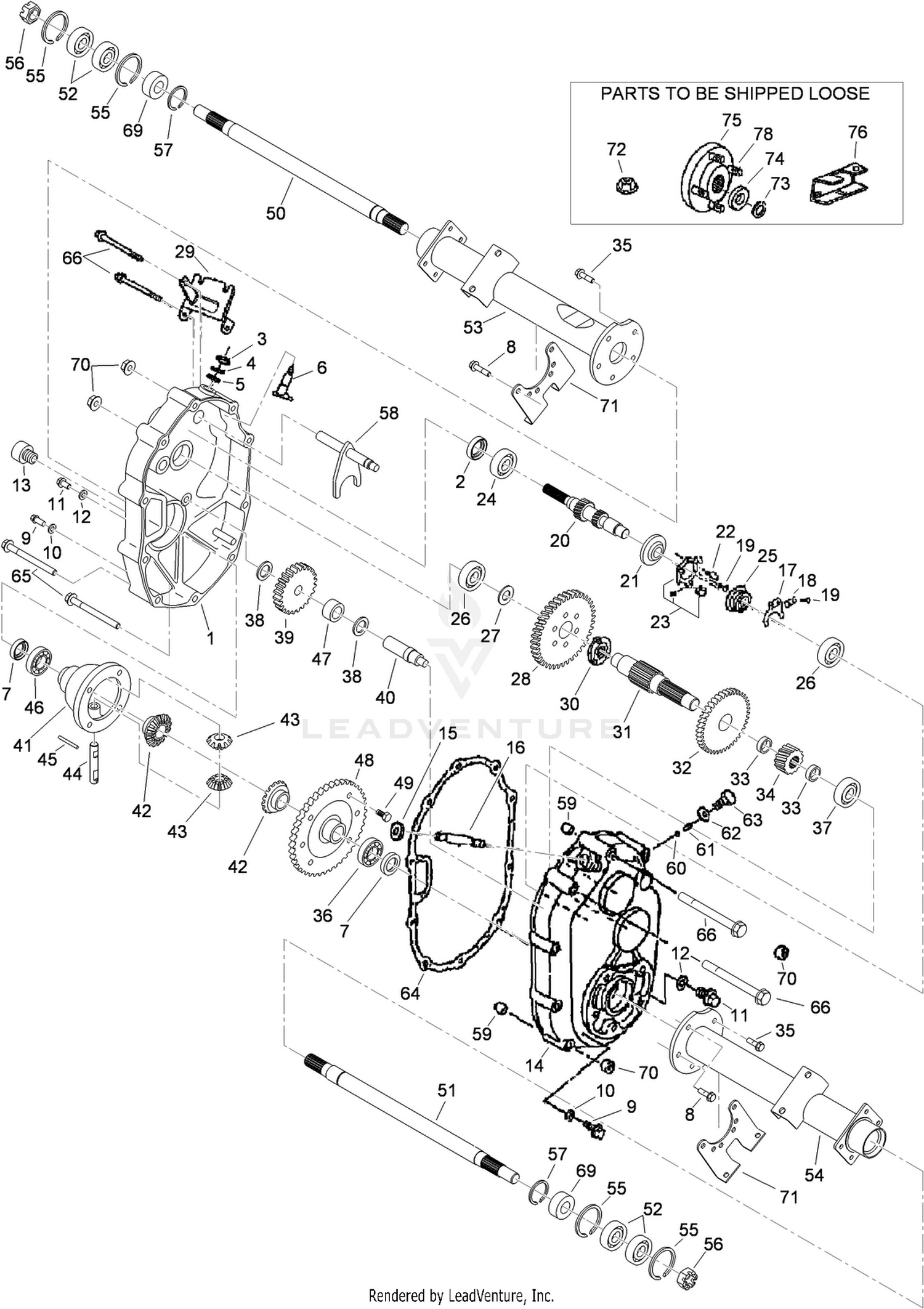 Transaxle Assembly No. 115-2300