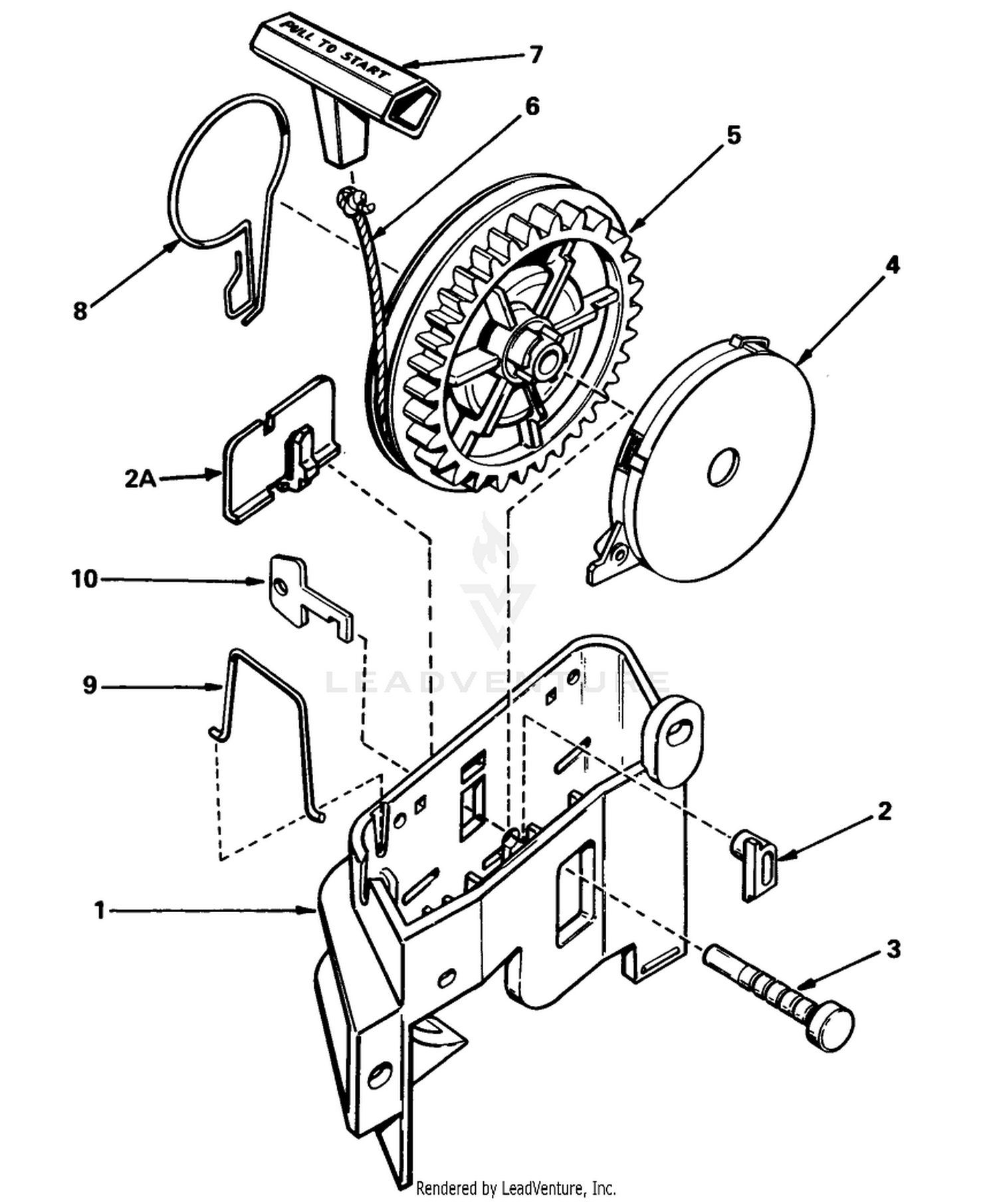 Rewind Starter No. 590531