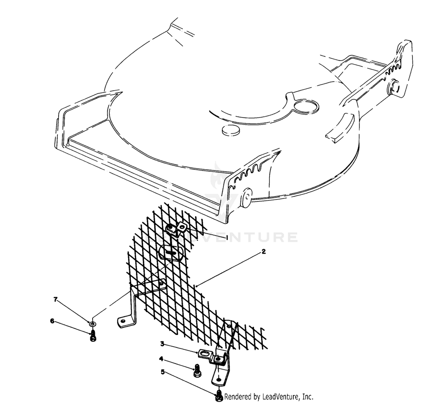 Leaf Shredder Kit Model No. 59157 (optional)