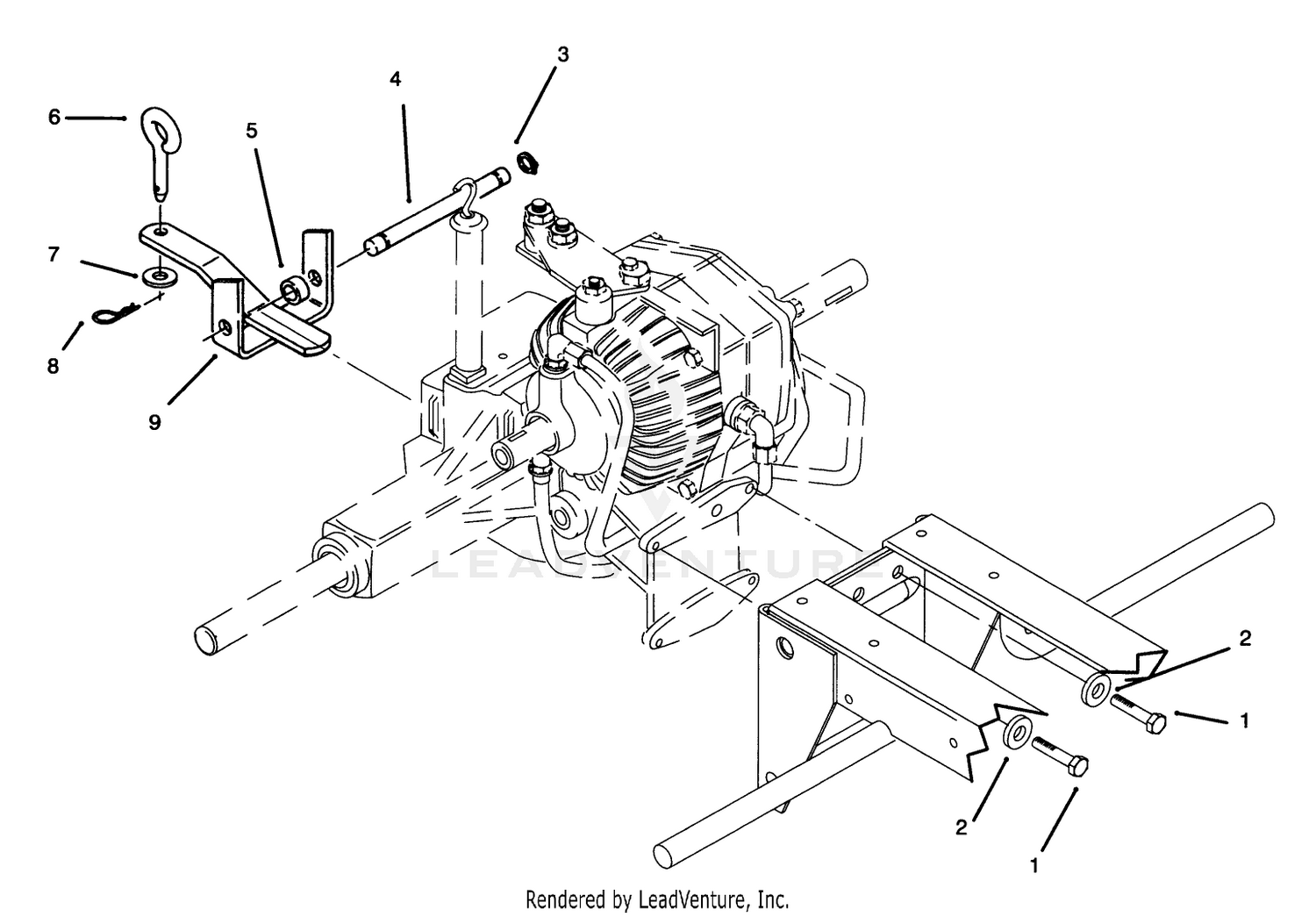 Rear Hitch Assembly