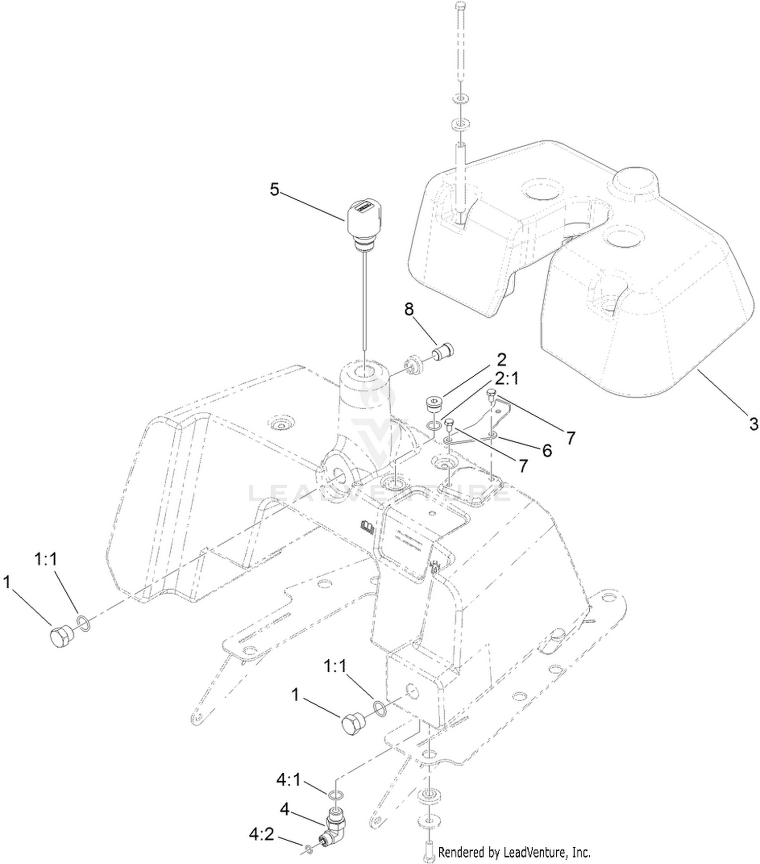 Hydraulic Tank Cover Assembly