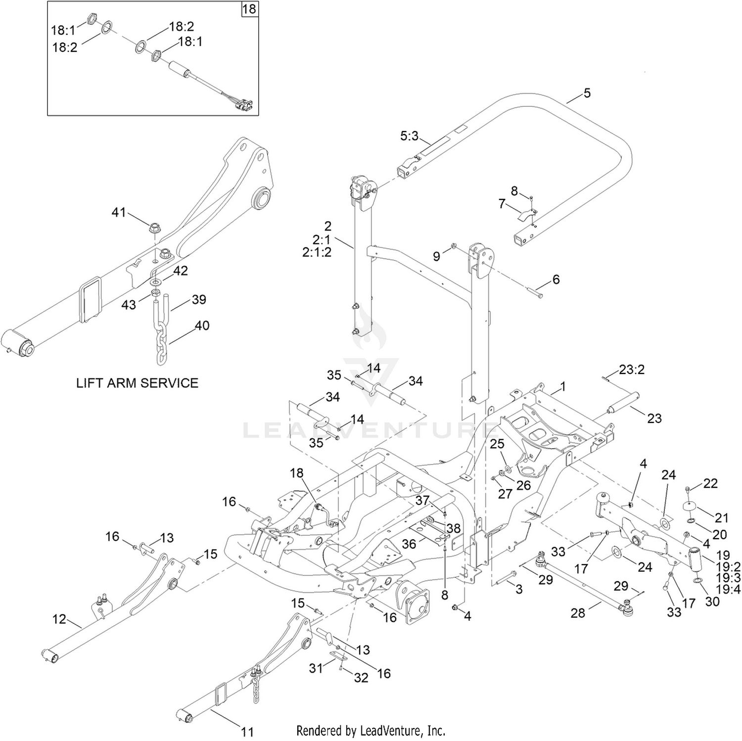 Frame and Roll-Over Protection System Assembly