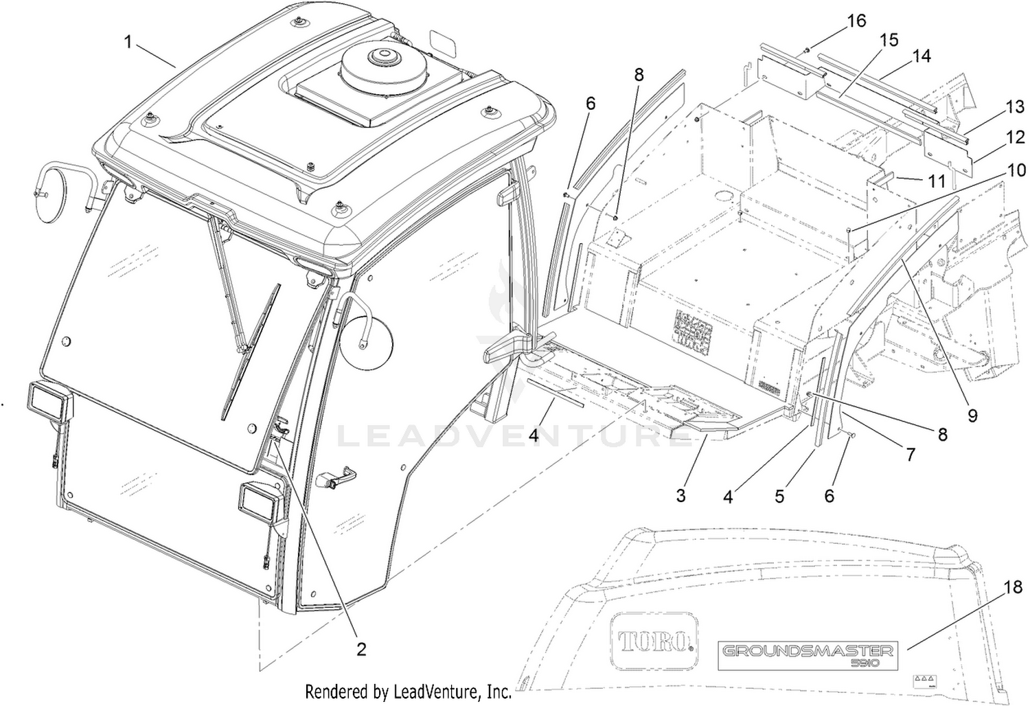 Cab Mounting Assembly