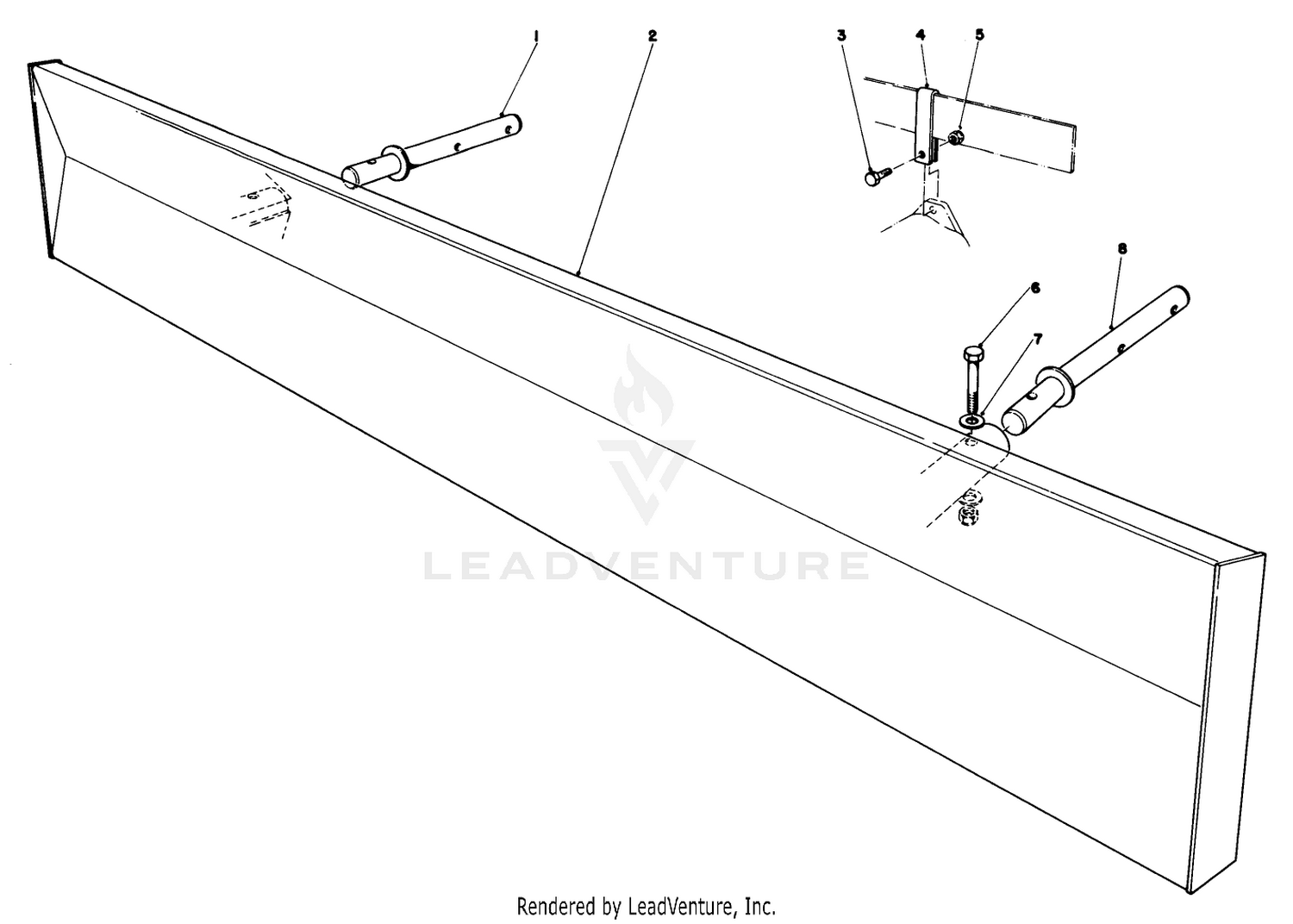 80" Blade Kit No. 03585 (optional)