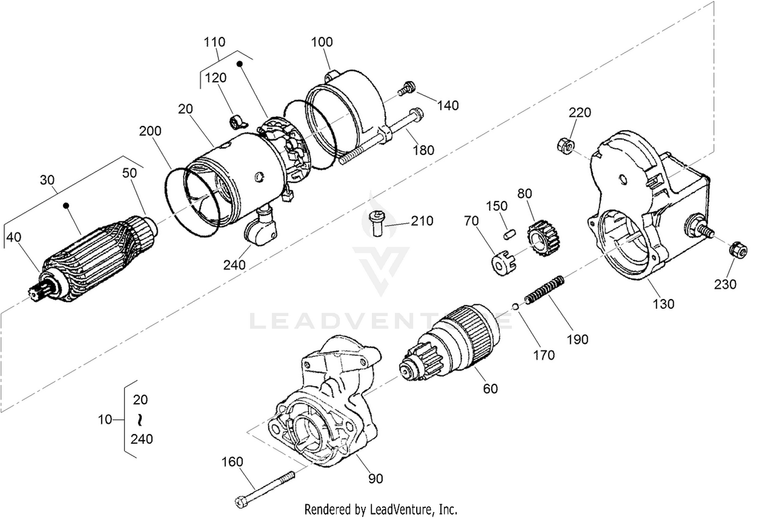 Starter Assembly No. 131-6561